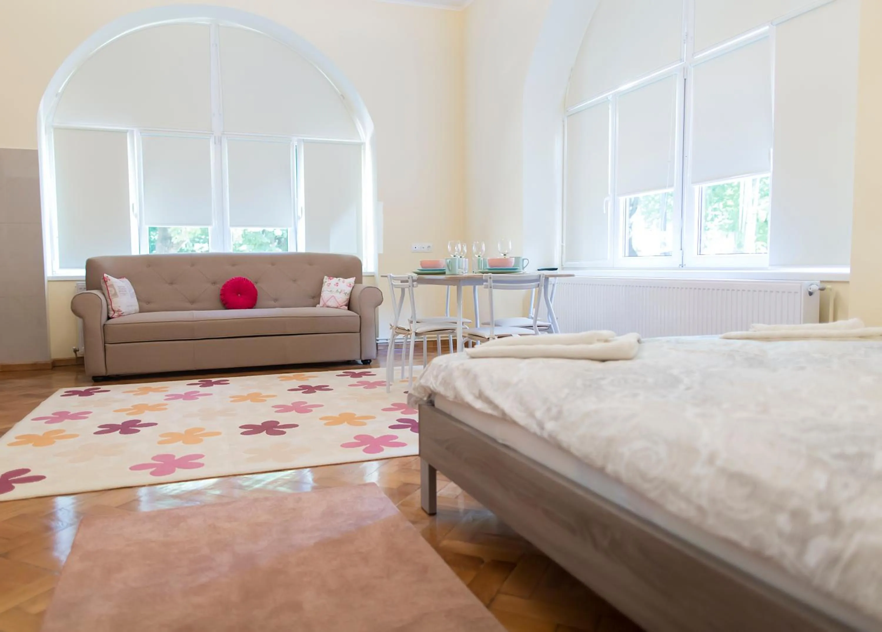 Bed in Cetatii Apartments Sibiu