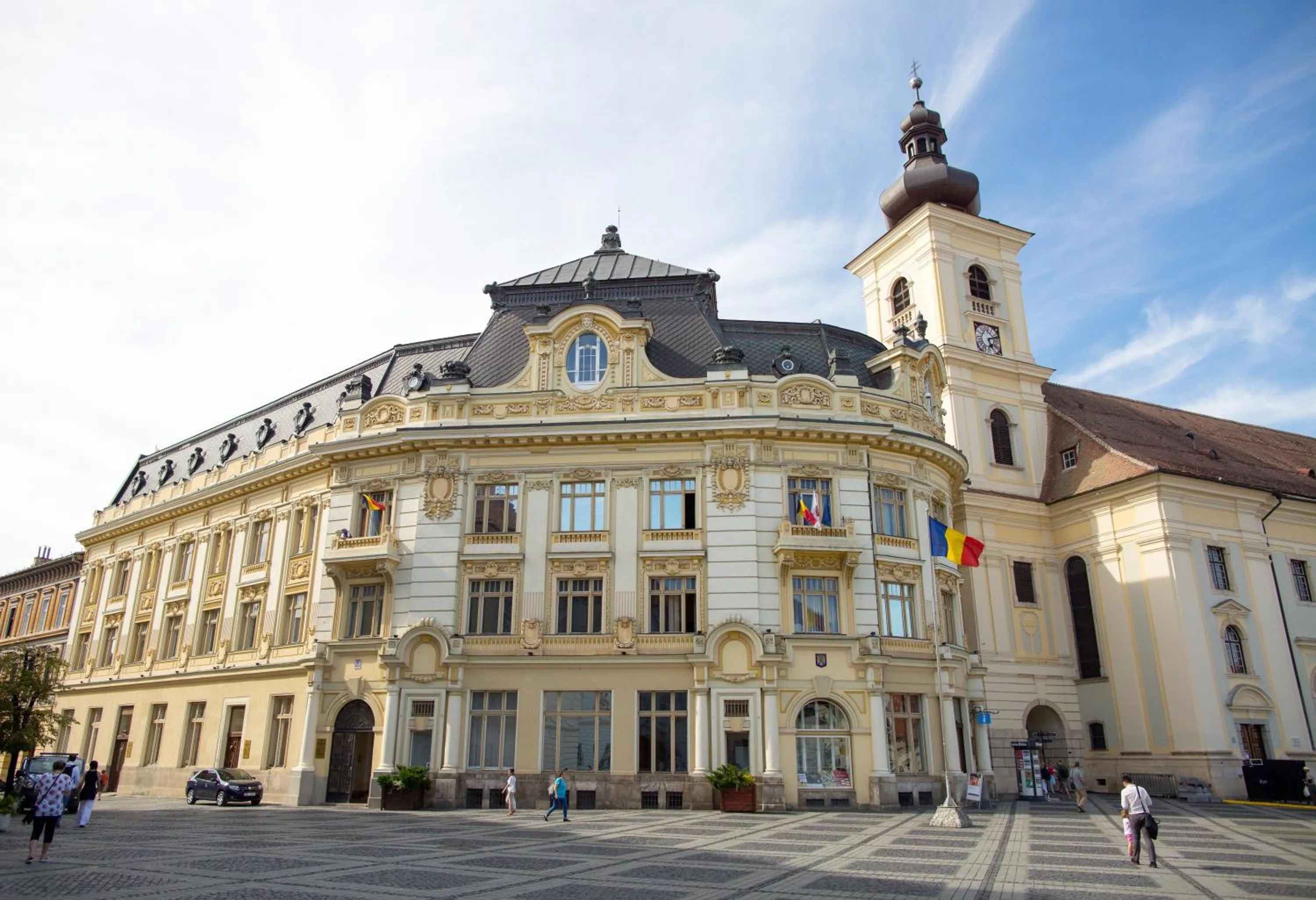 City view in Cetatii Apartments Sibiu