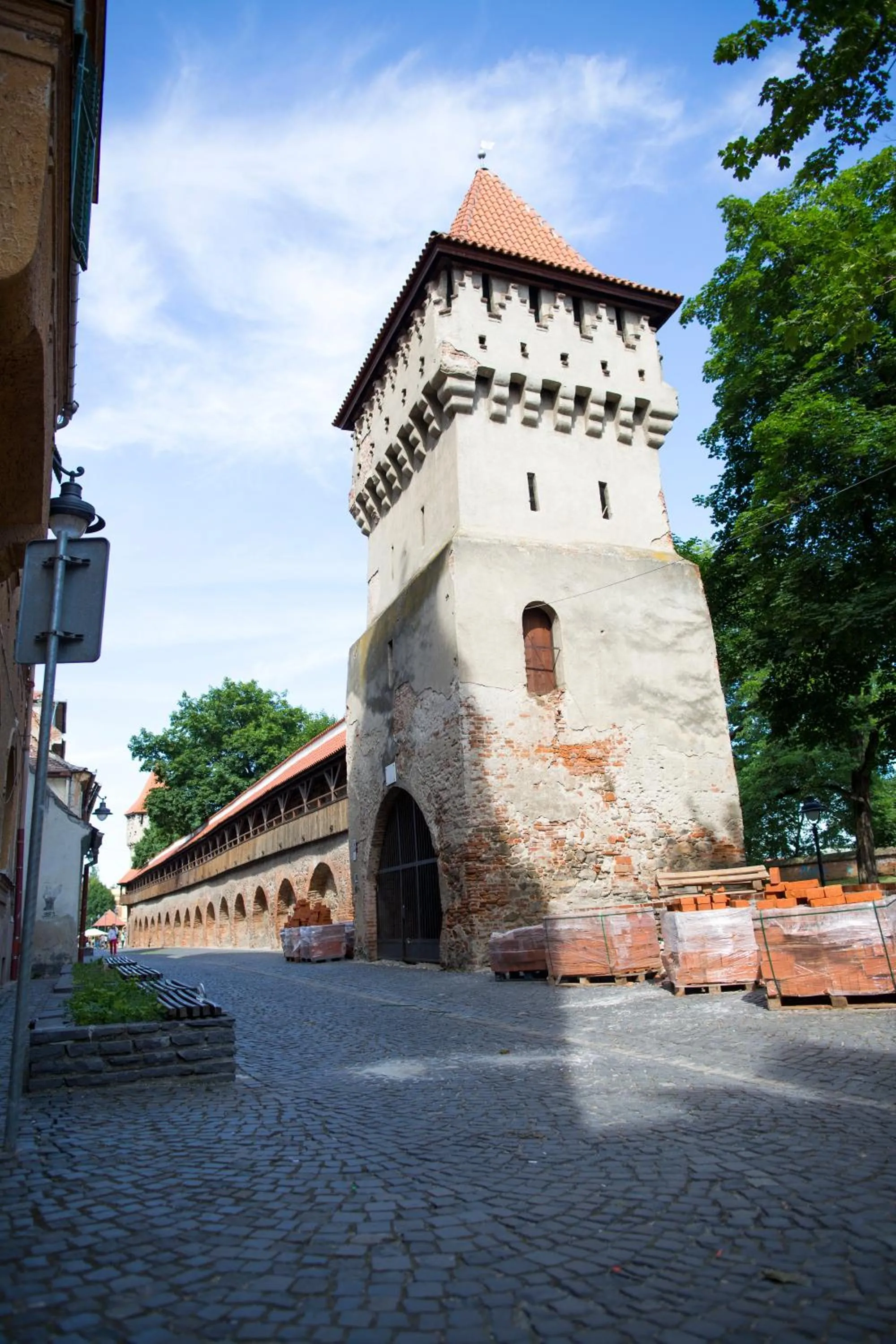 City view in Cetatii Apartments Sibiu