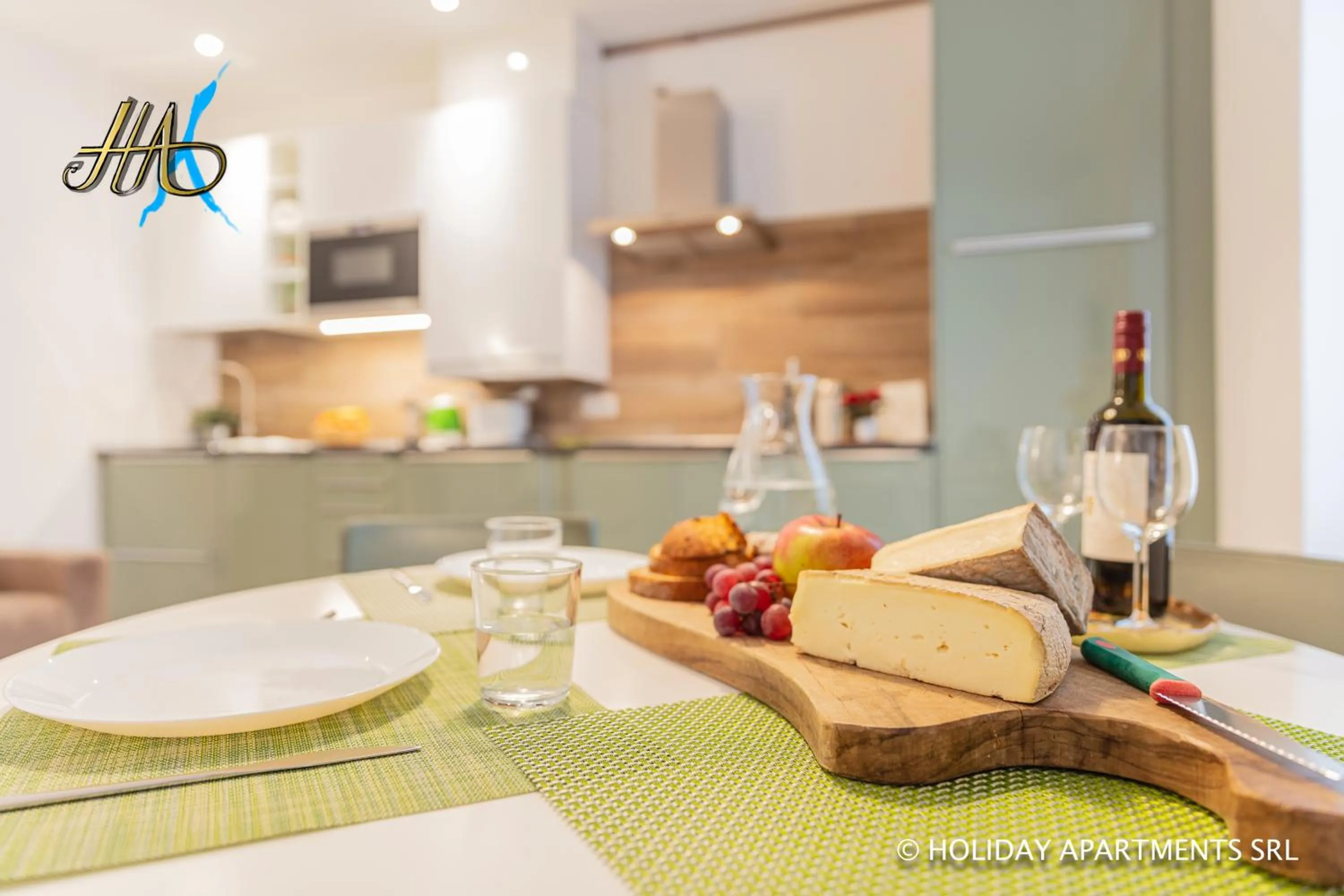 Kitchen or kitchenette in Appartamenti Meraviglia