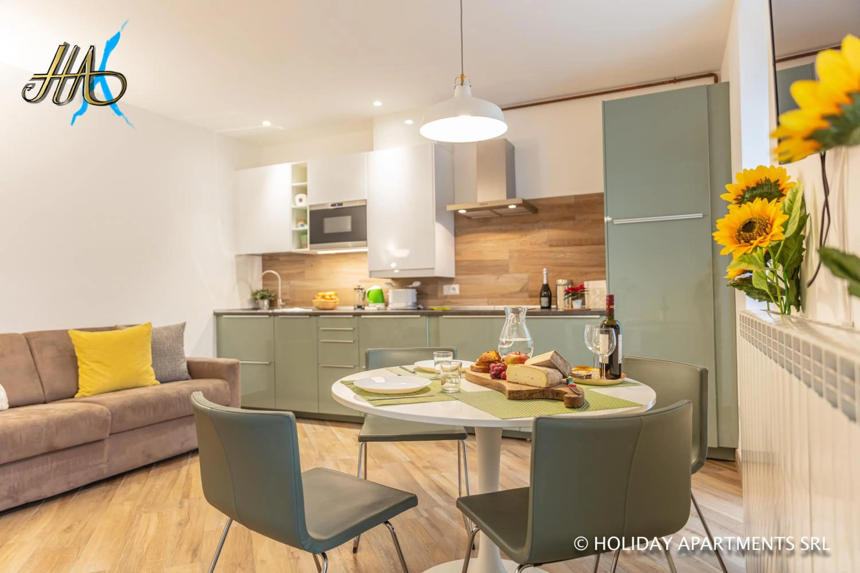 Kitchen or kitchenette in Appartamenti Meraviglia