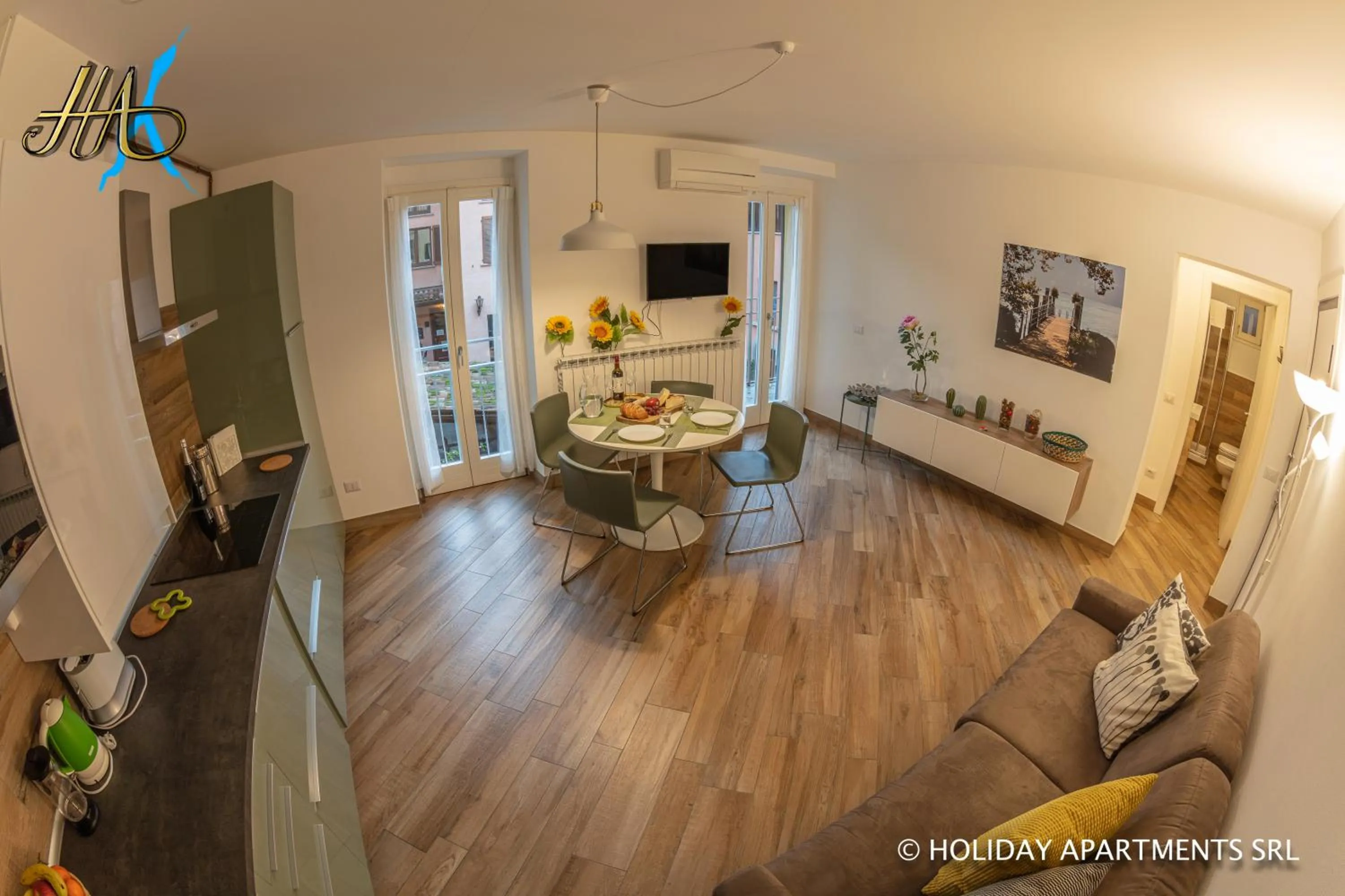 Kitchen or kitchenette in Appartamenti Meraviglia