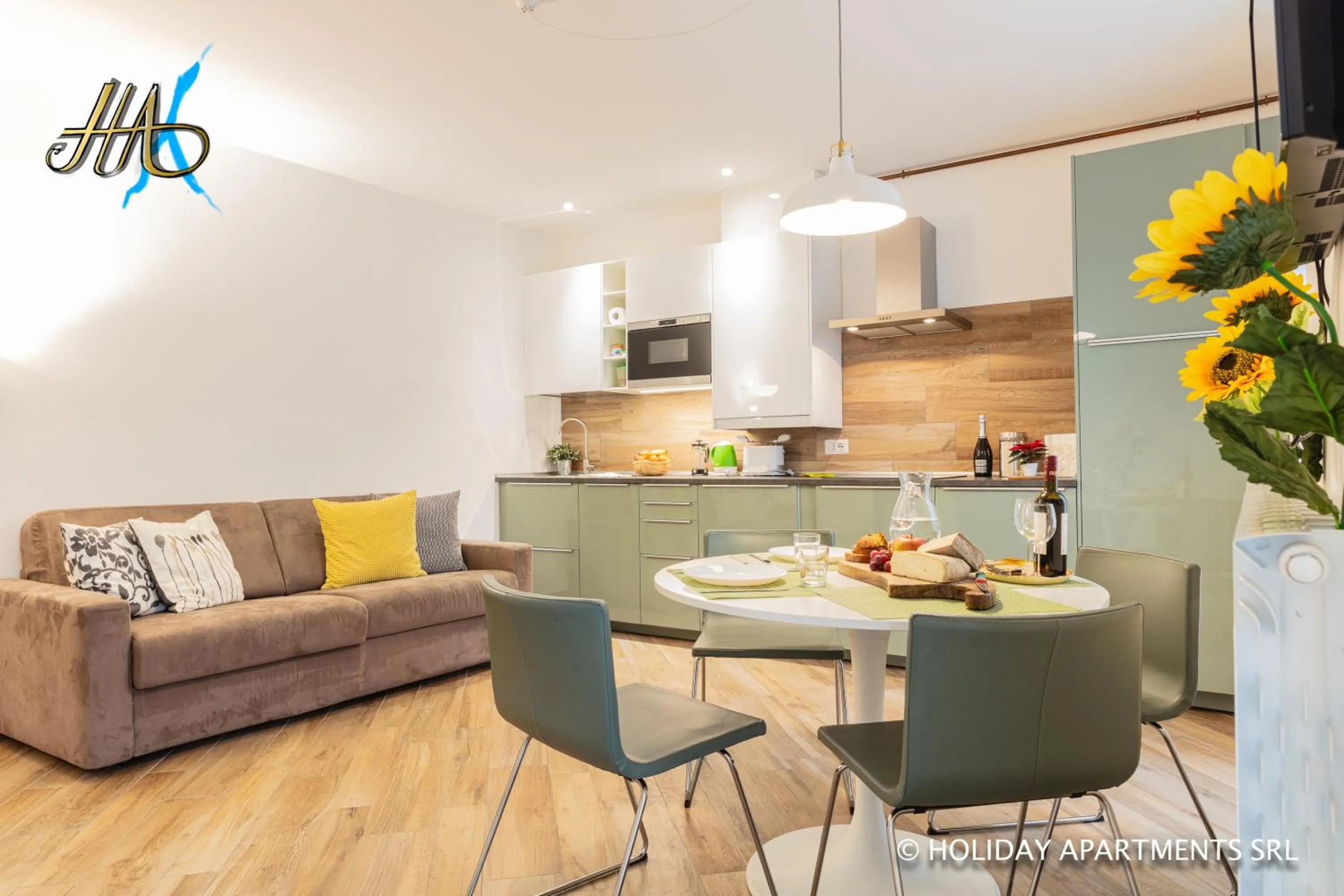Kitchen or kitchenette in Appartamenti Meraviglia