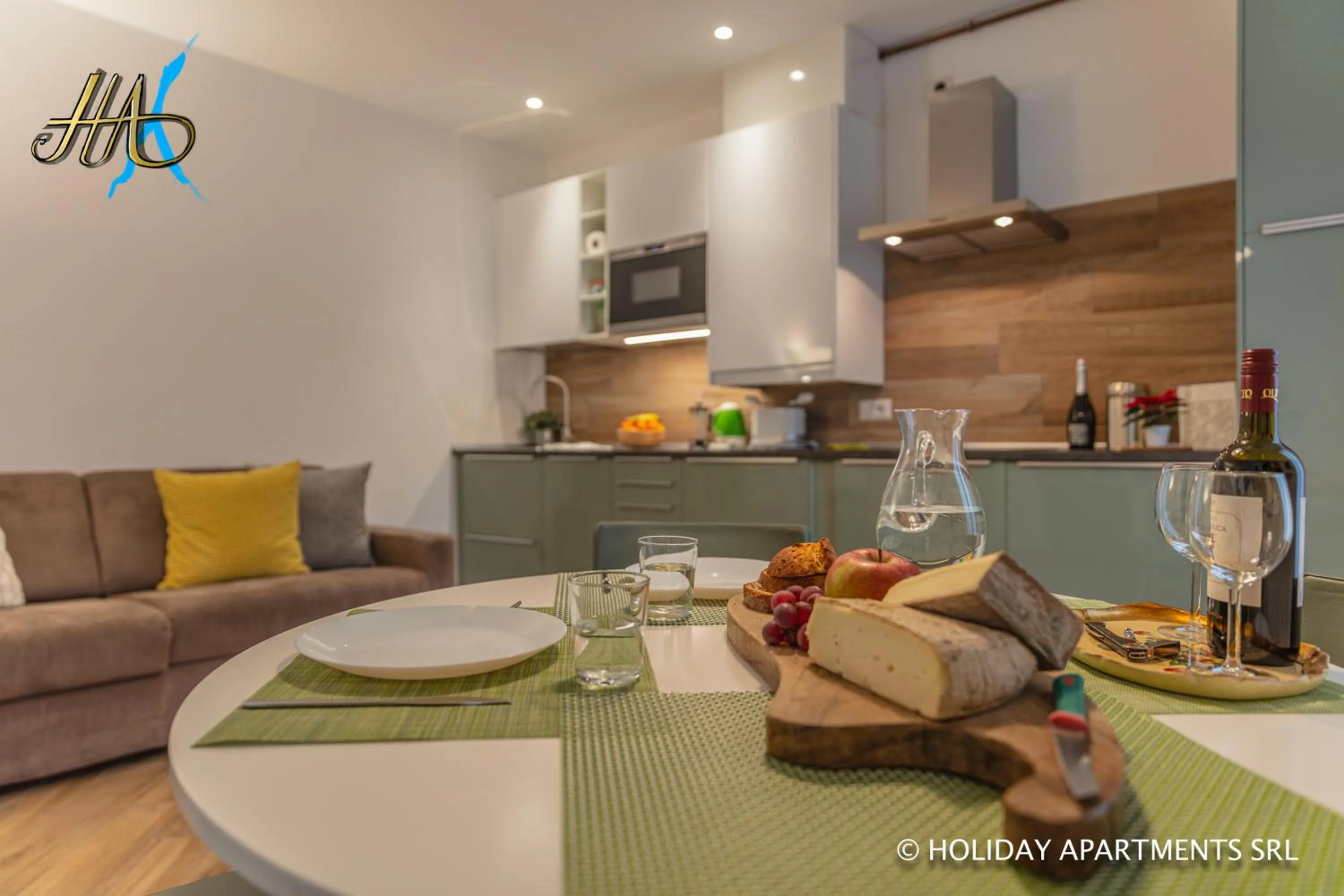 Kitchen or kitchenette in Appartamenti Meraviglia