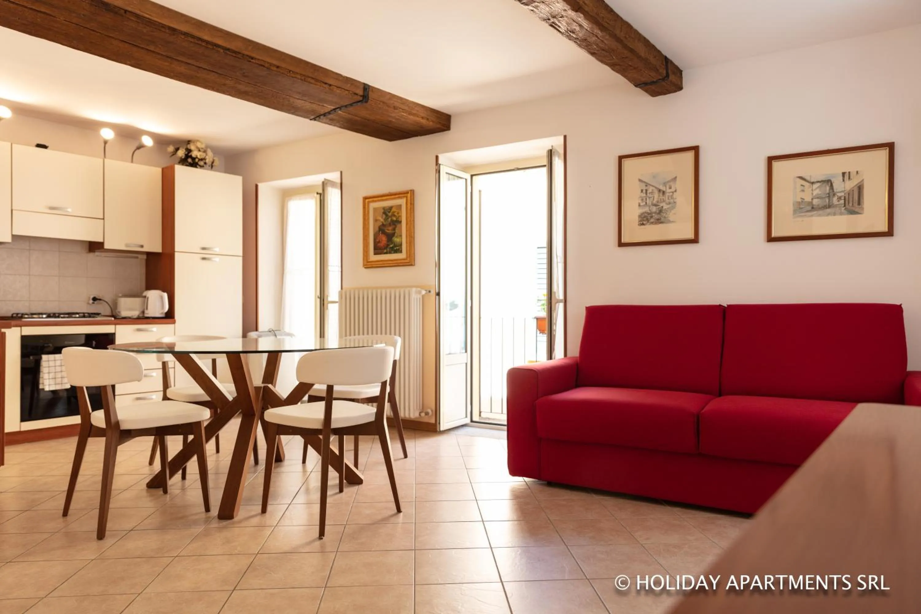 Kitchen or kitchenette in Appartamenti Meraviglia