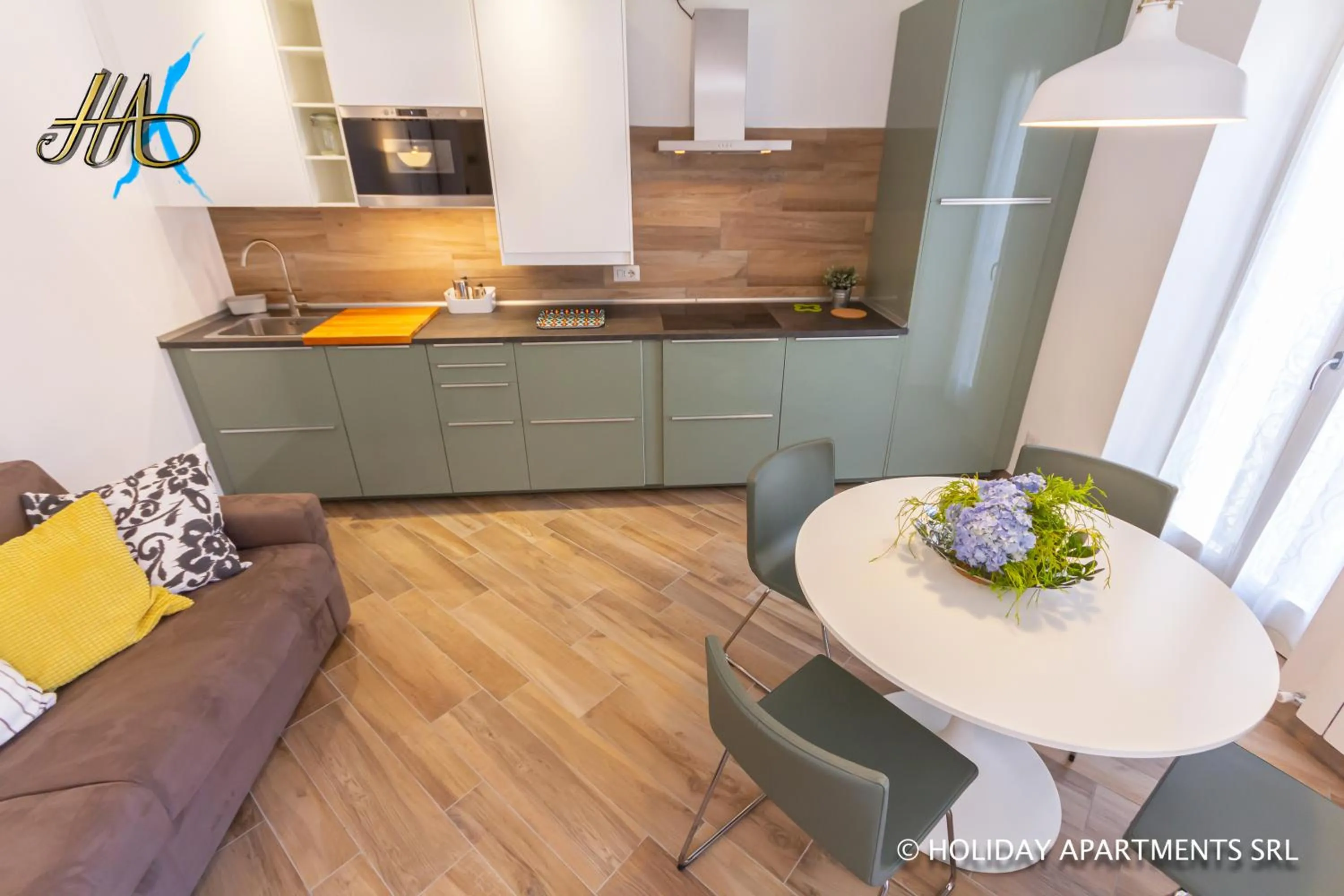Kitchen or kitchenette in Appartamenti Meraviglia