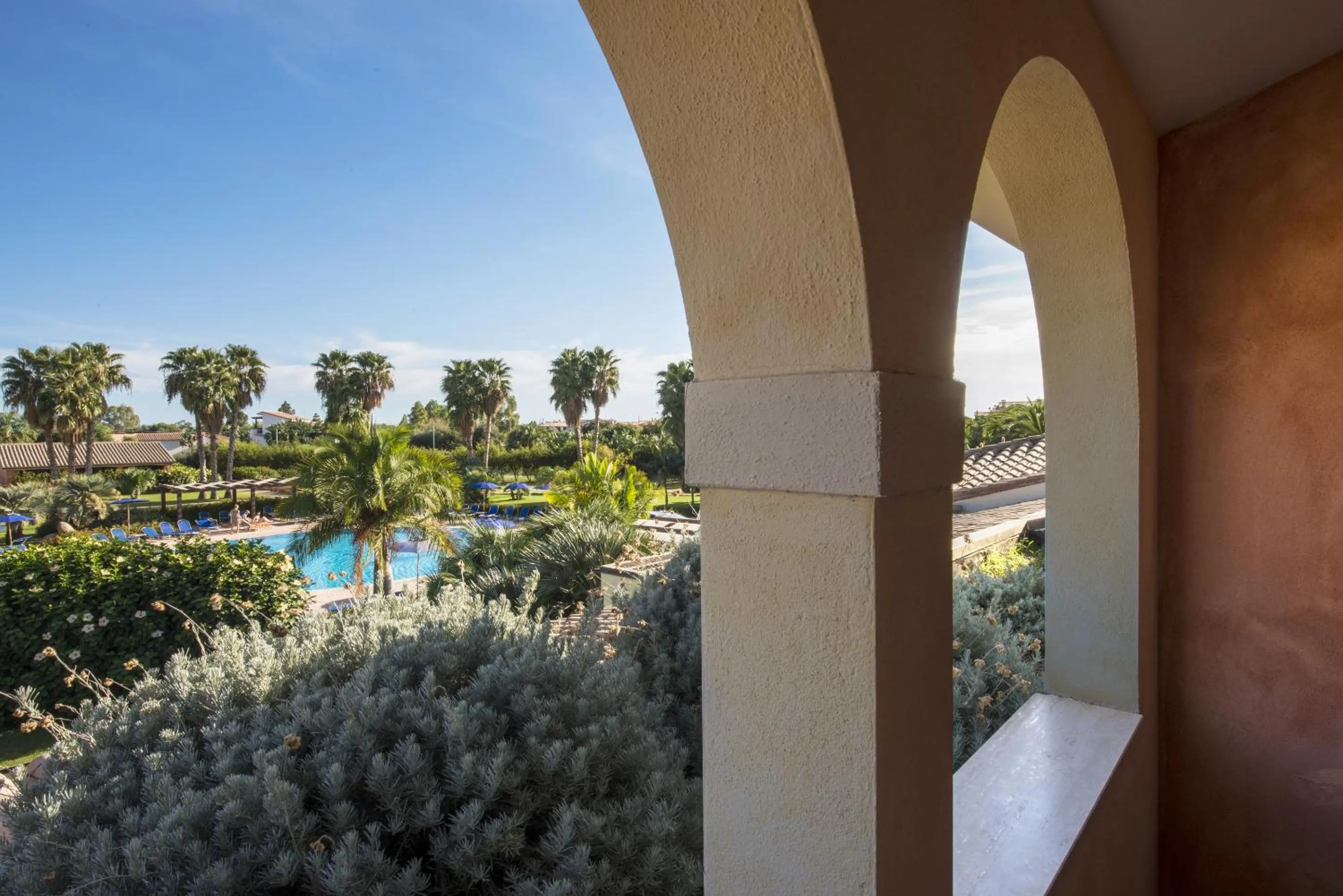 Pool view in Lantana Resort Hotel&Apartments