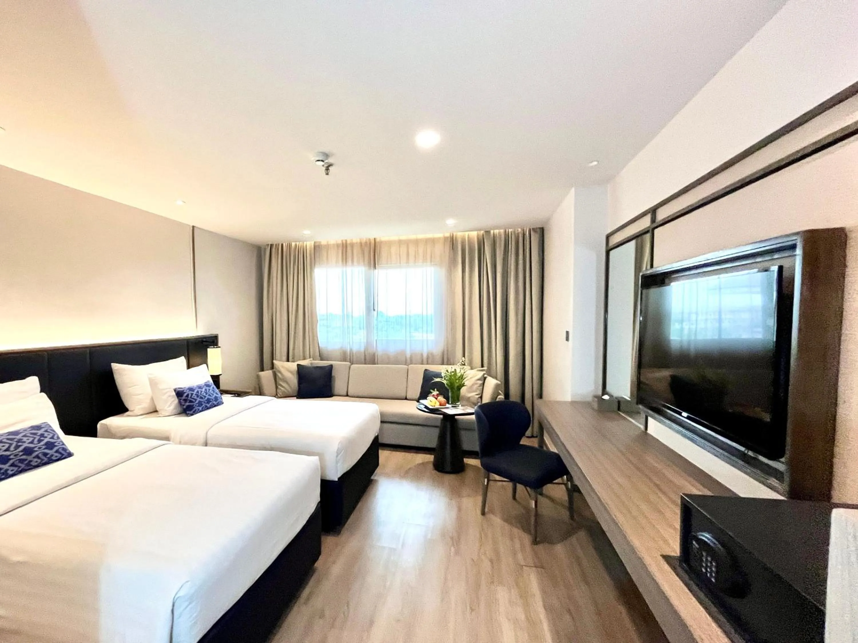 Bed in Sima Thani Hotel