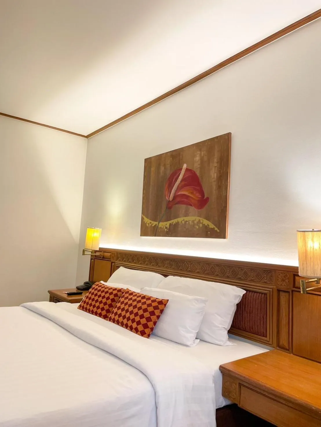 Bed in Sima Thani Hotel