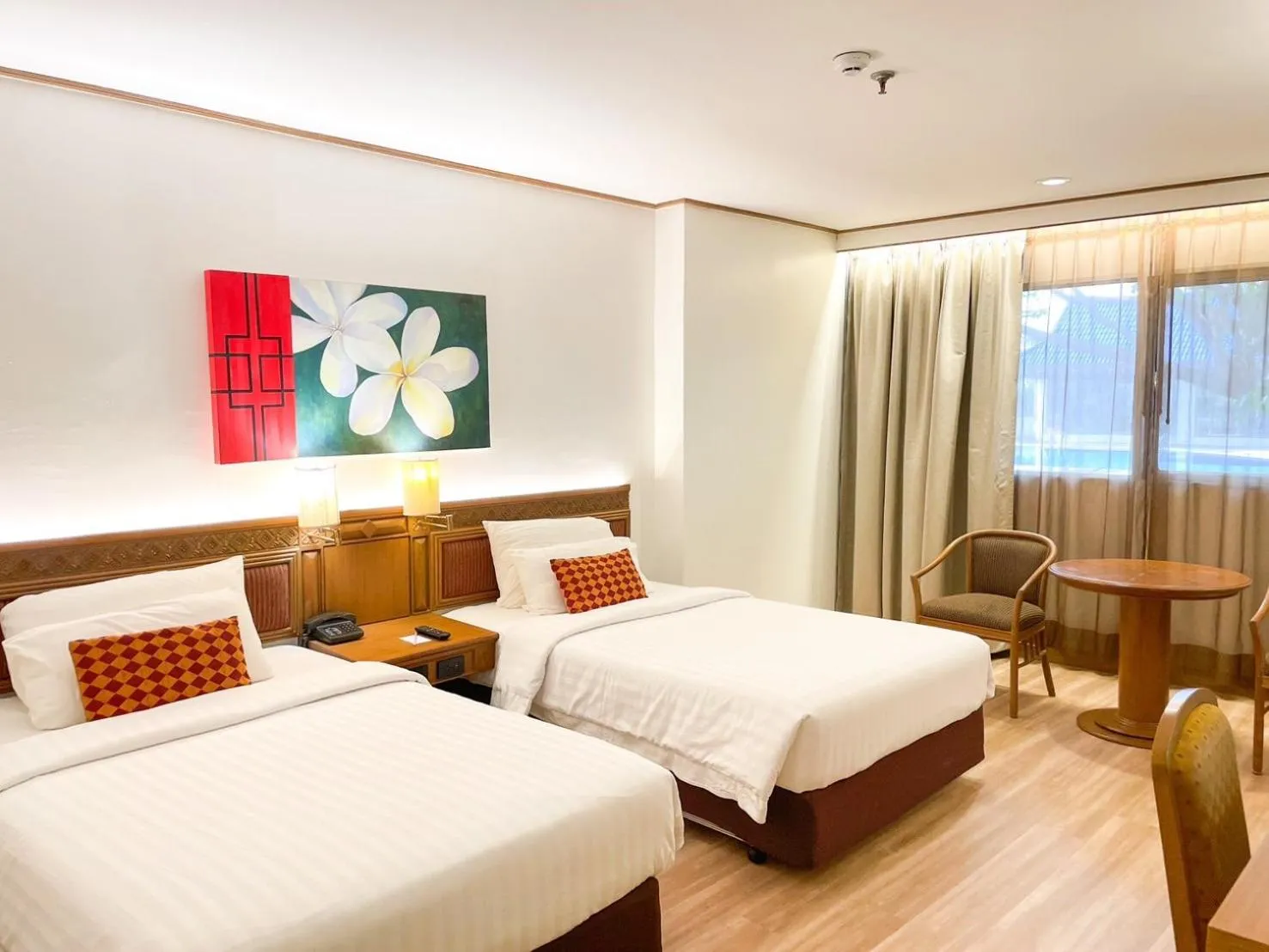 Bed in Sima Thani Hotel