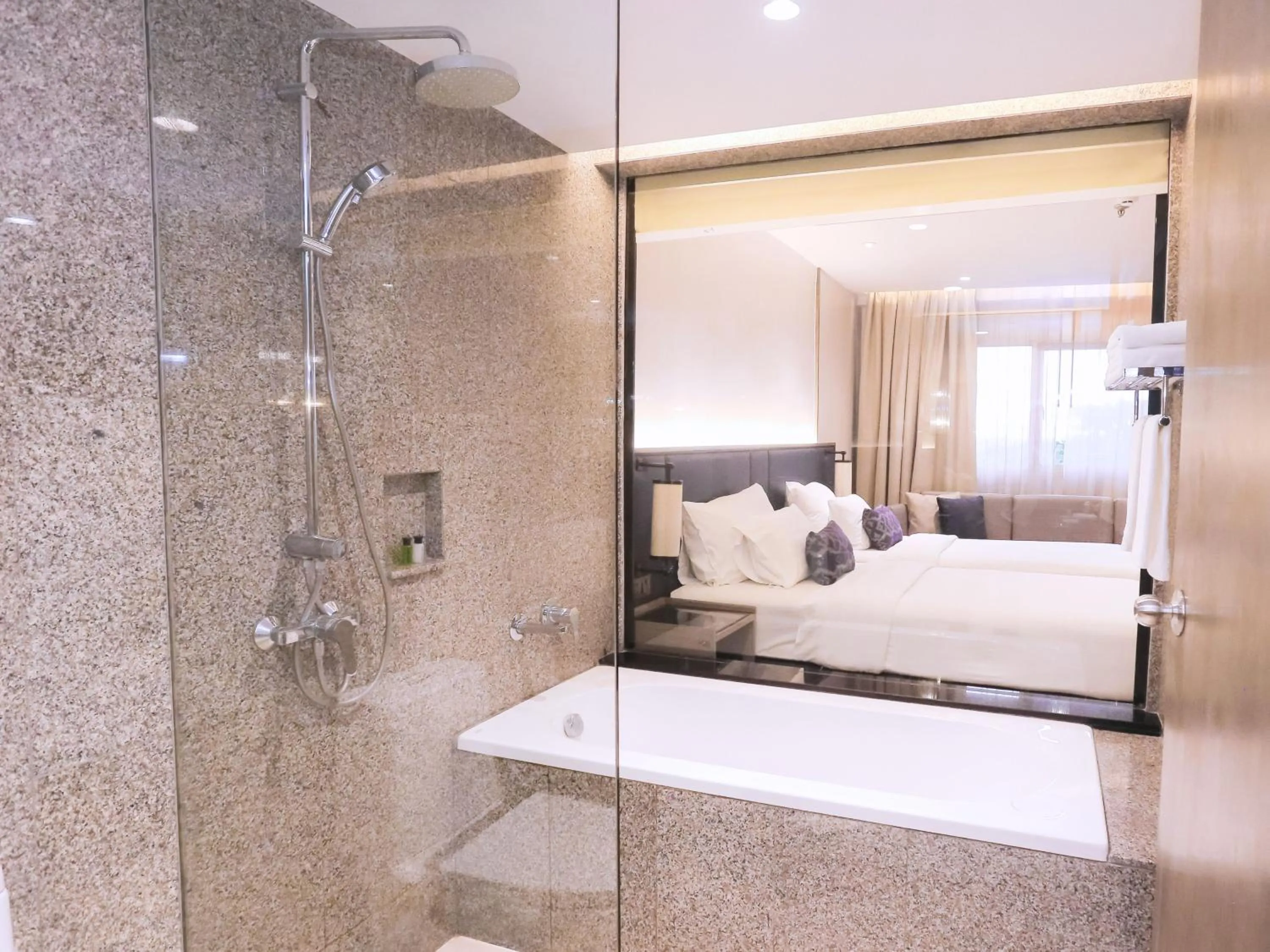 Shower, Bed in Sima Thani Hotel