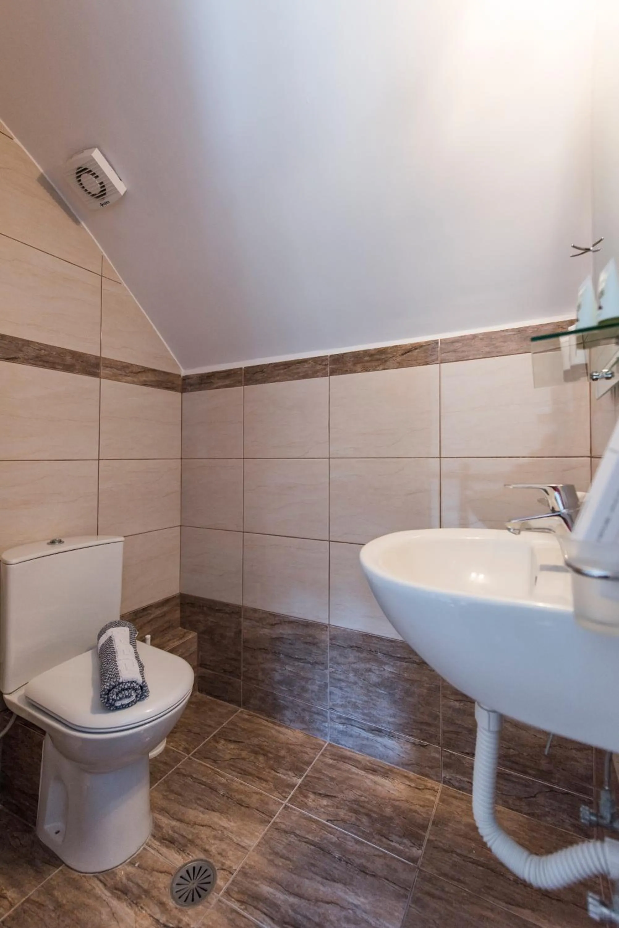 Bathroom in Secret Earth Villas - Santorini