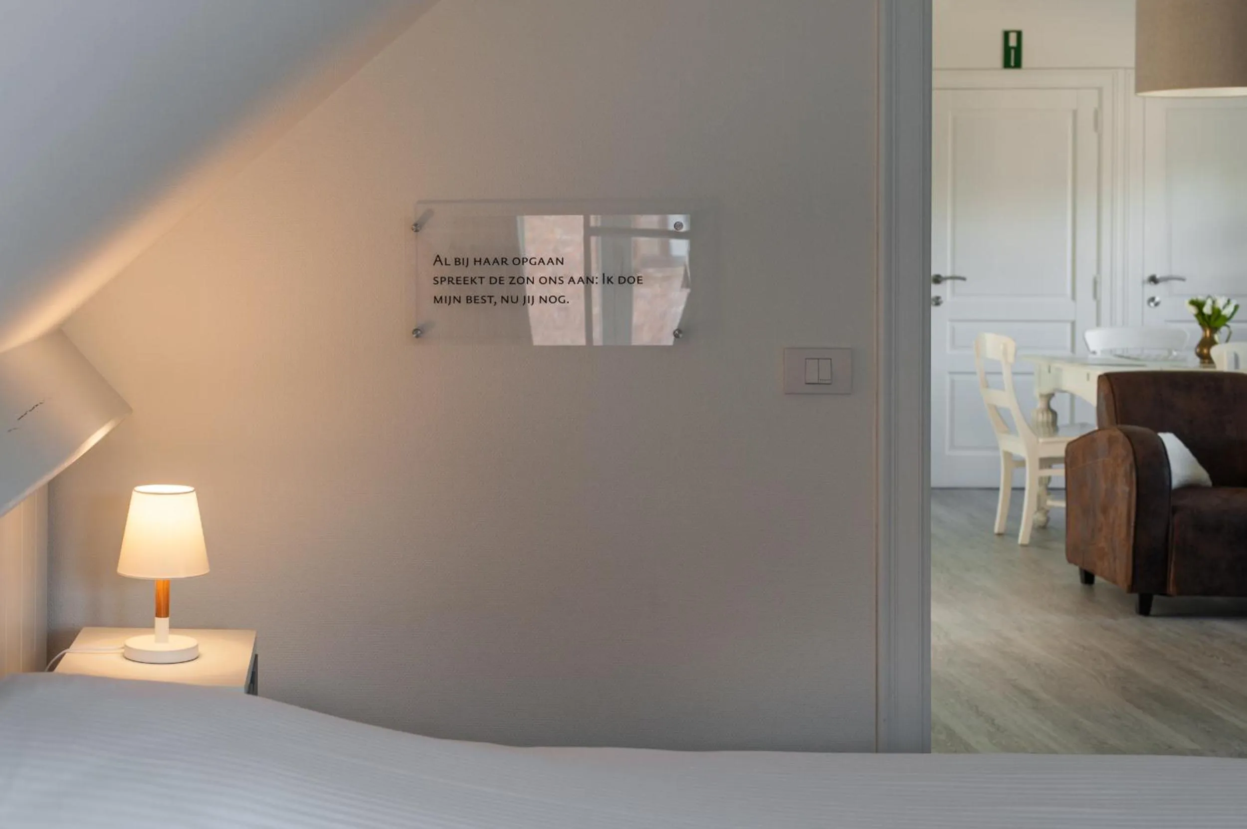 Decorative detail, Bed in B&B Gielse Garden