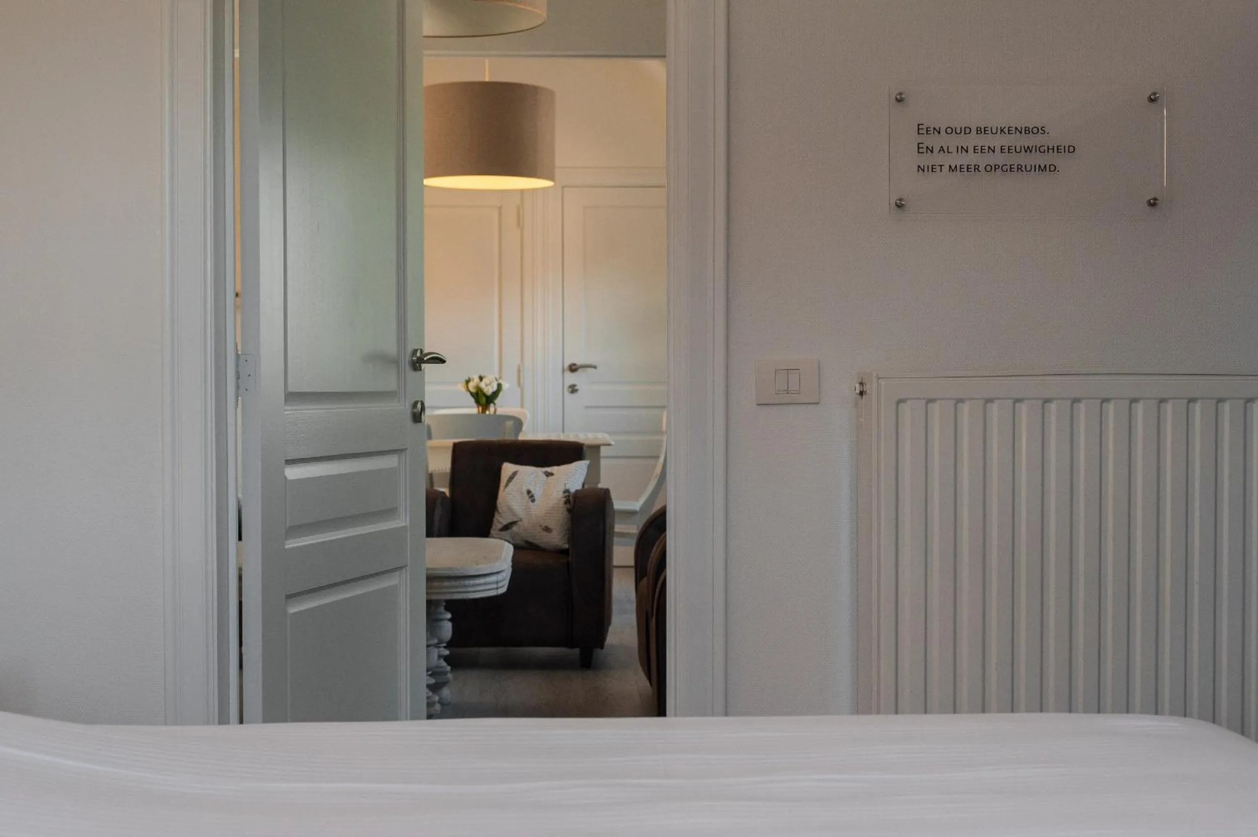 Decorative detail, Bed in B&B Gielse Garden