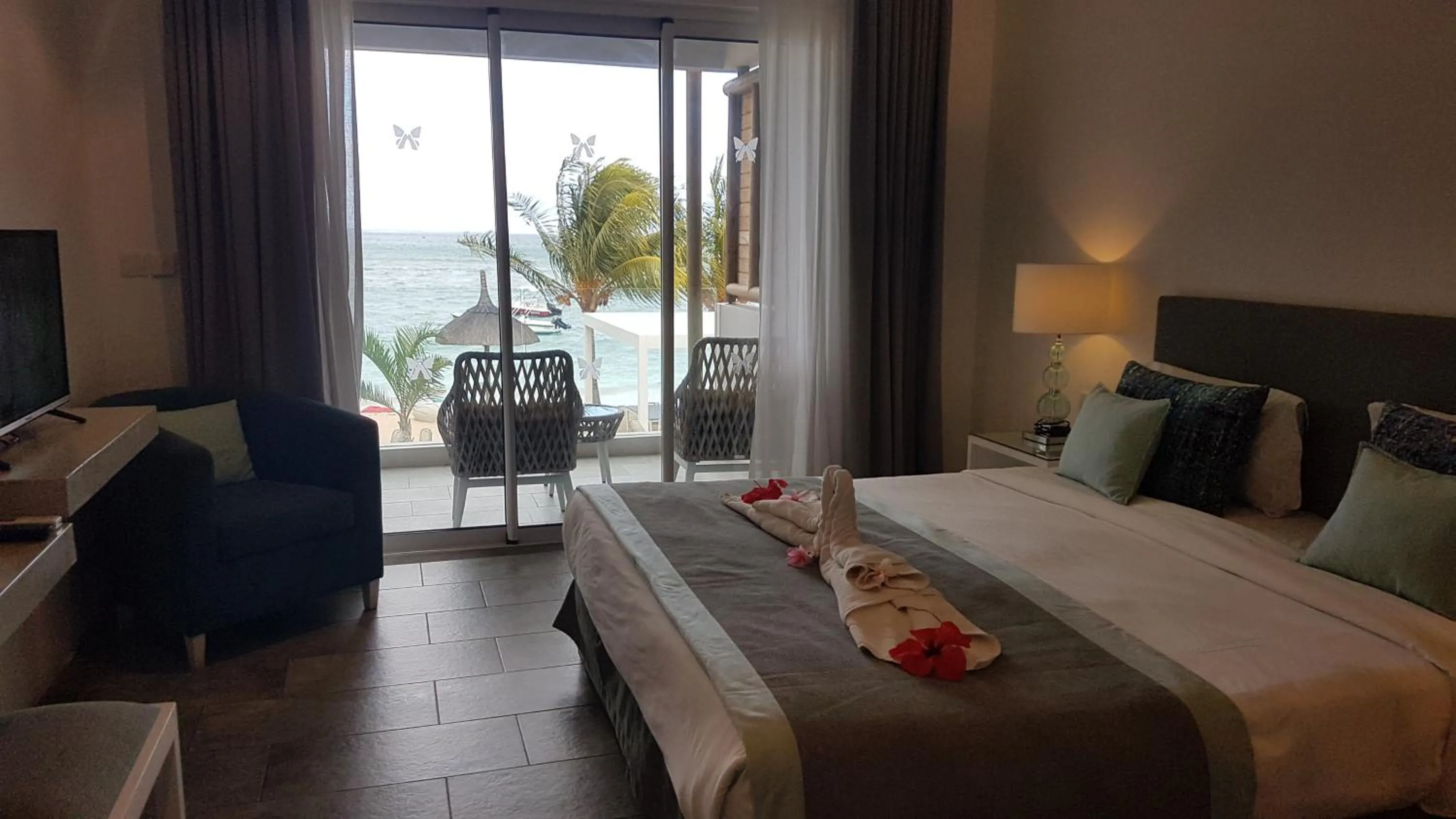 Bed in La Mariposa Mauritius