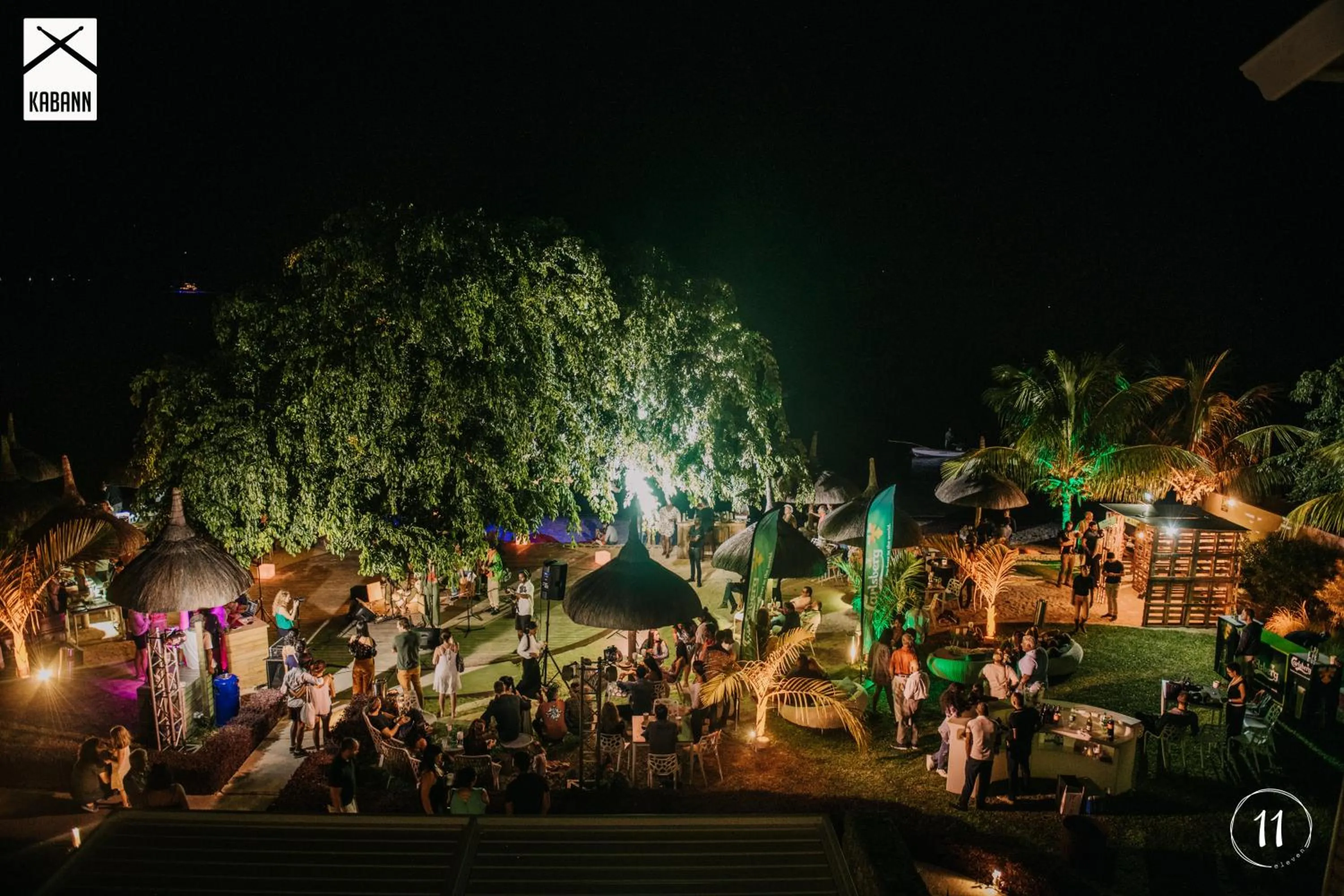 Evening entertainment in La Mariposa Mauritius