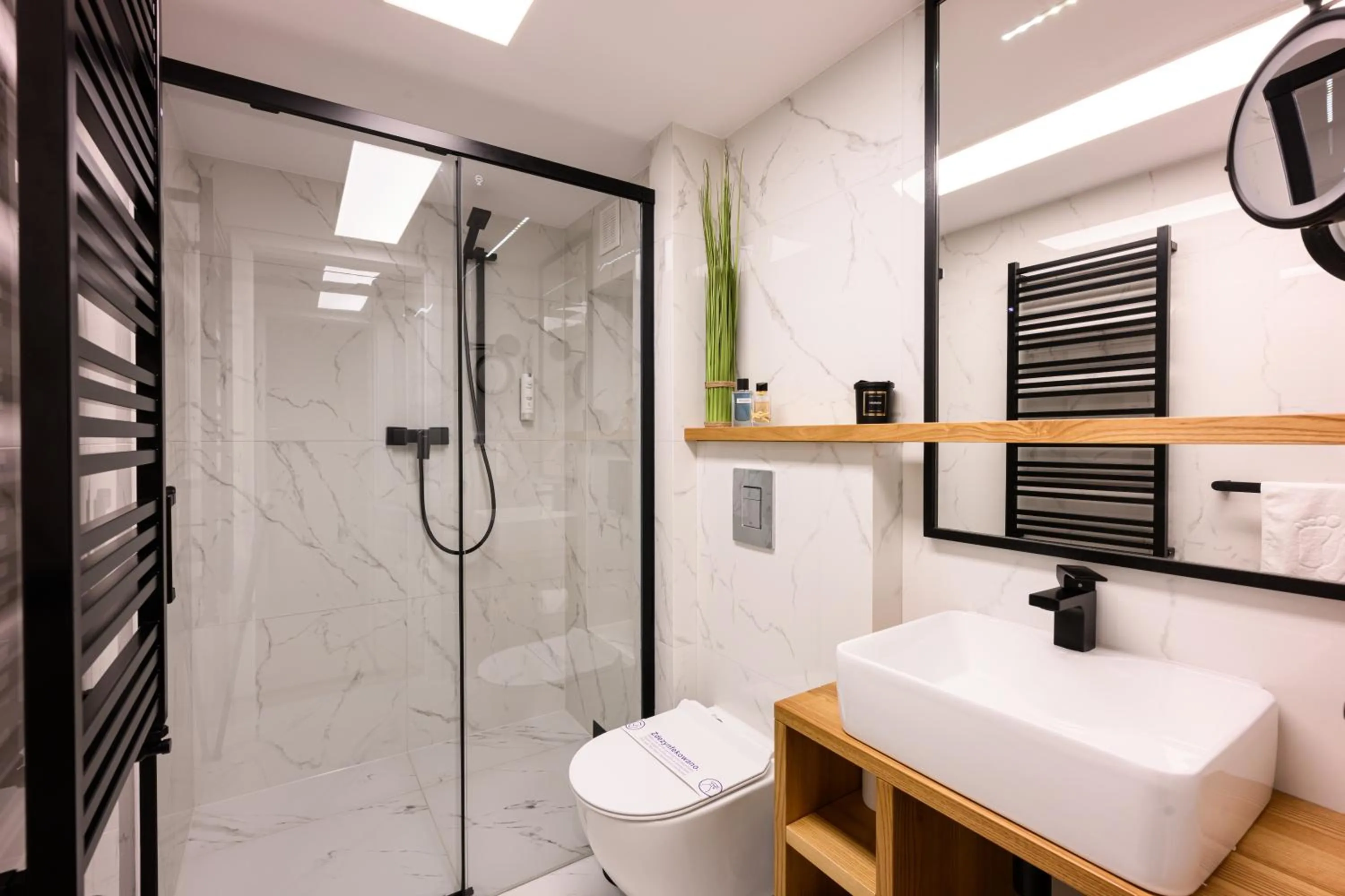 Shower in Arts Apartments - Kraków Old Town