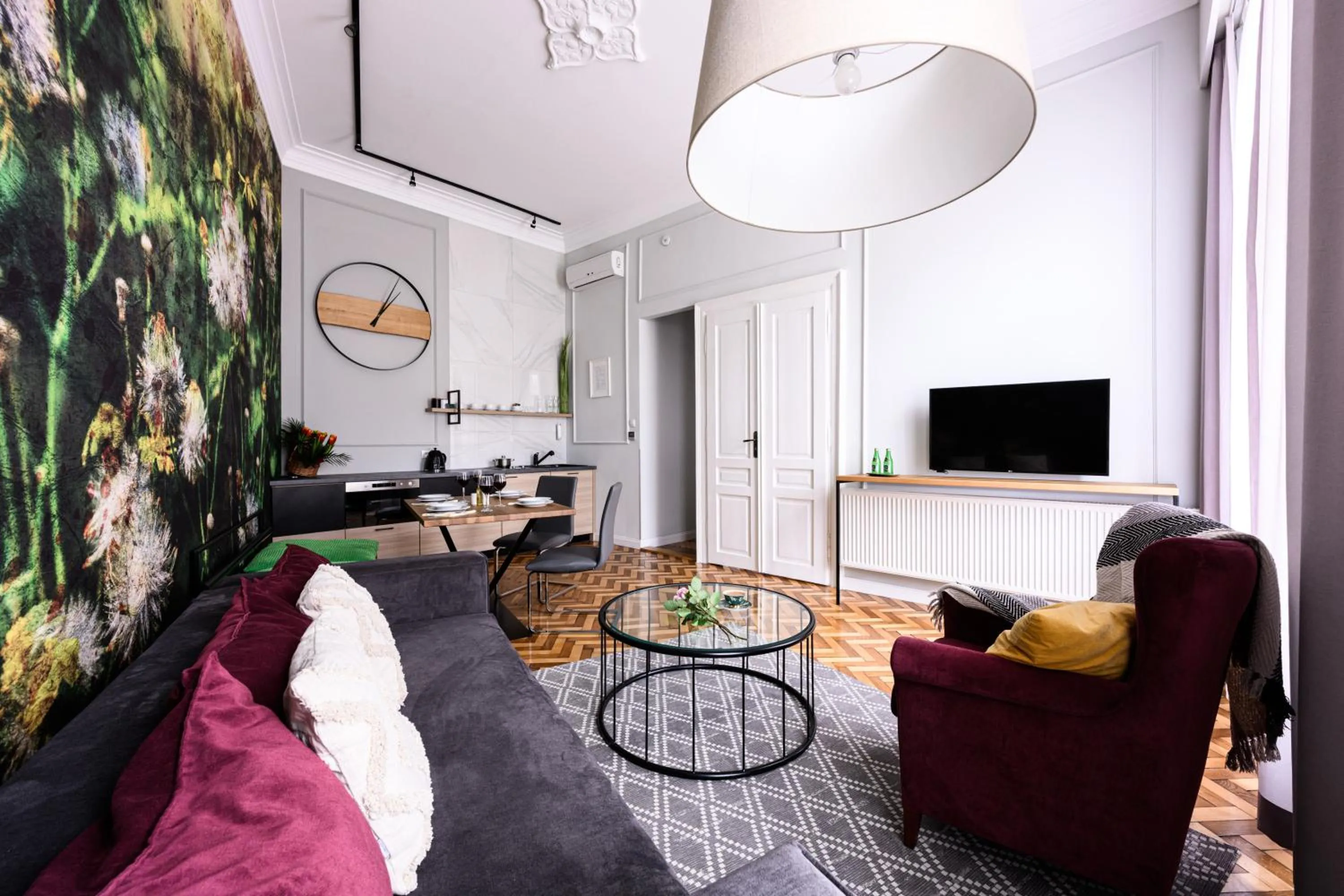 Living room in Arts Apartments - Kraków Old Town