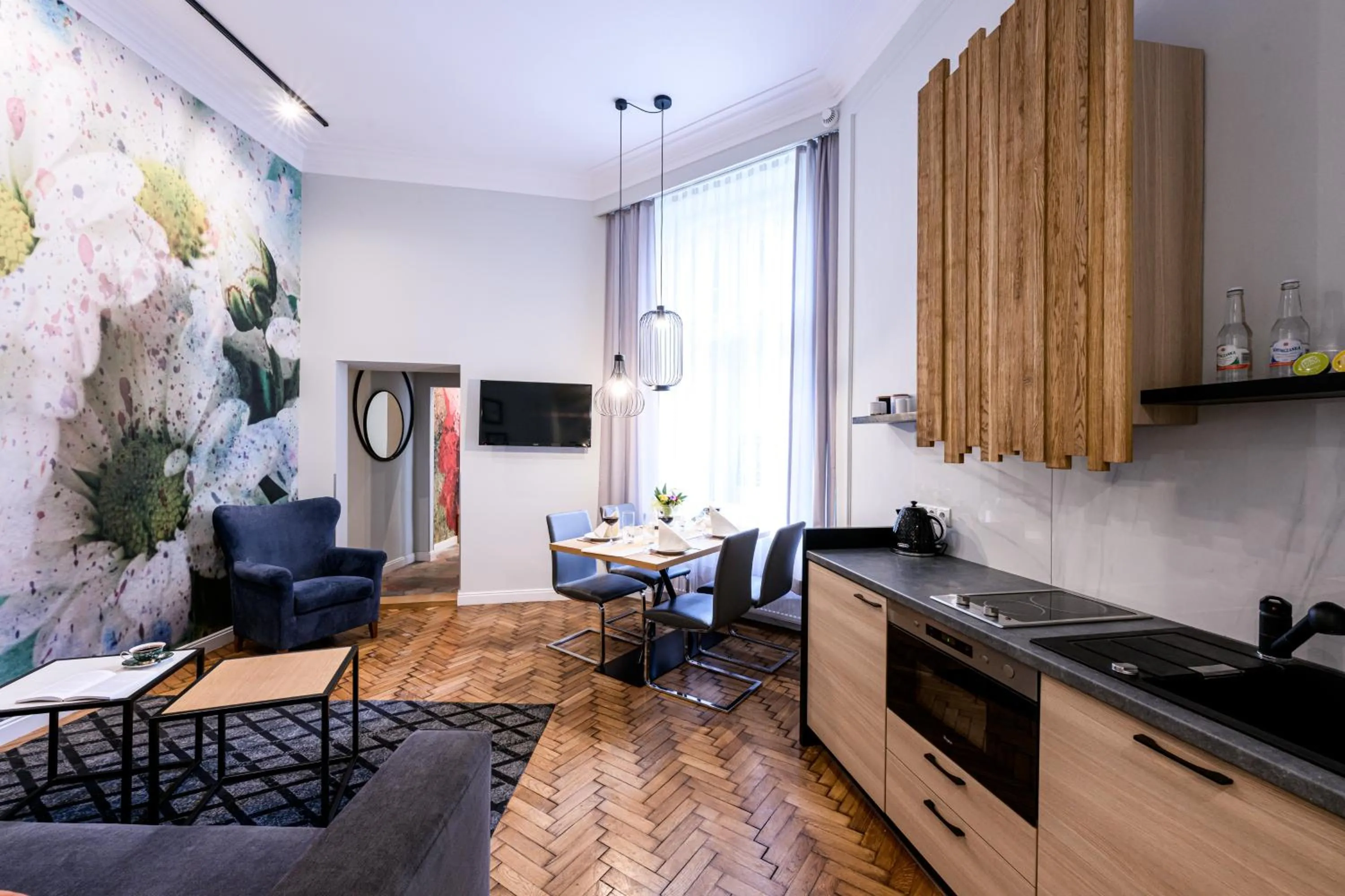 Kitchen or kitchenette in Arts Apartments - Kraków Old Town