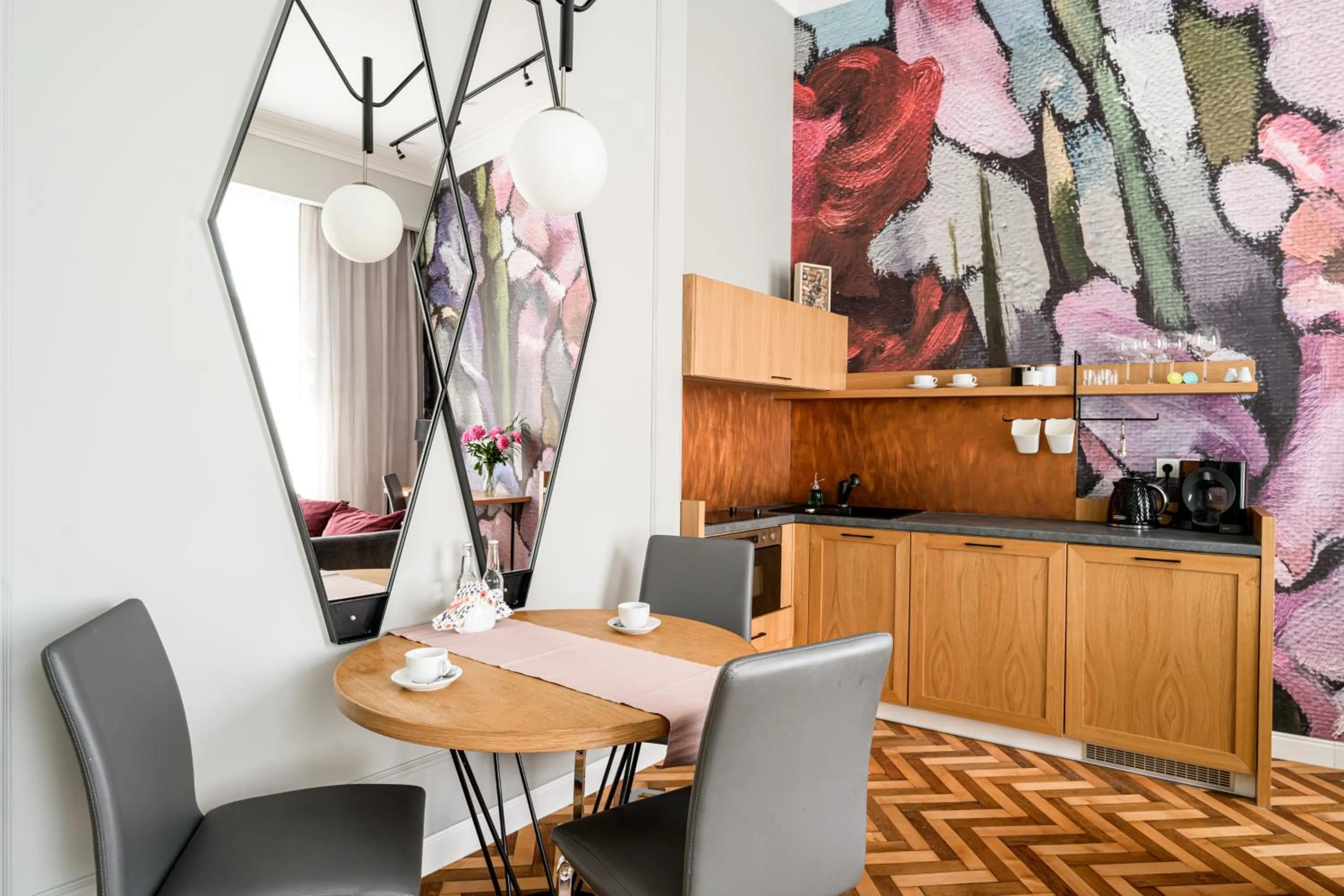 Living room in Arts Apartments - Kraków Old Town