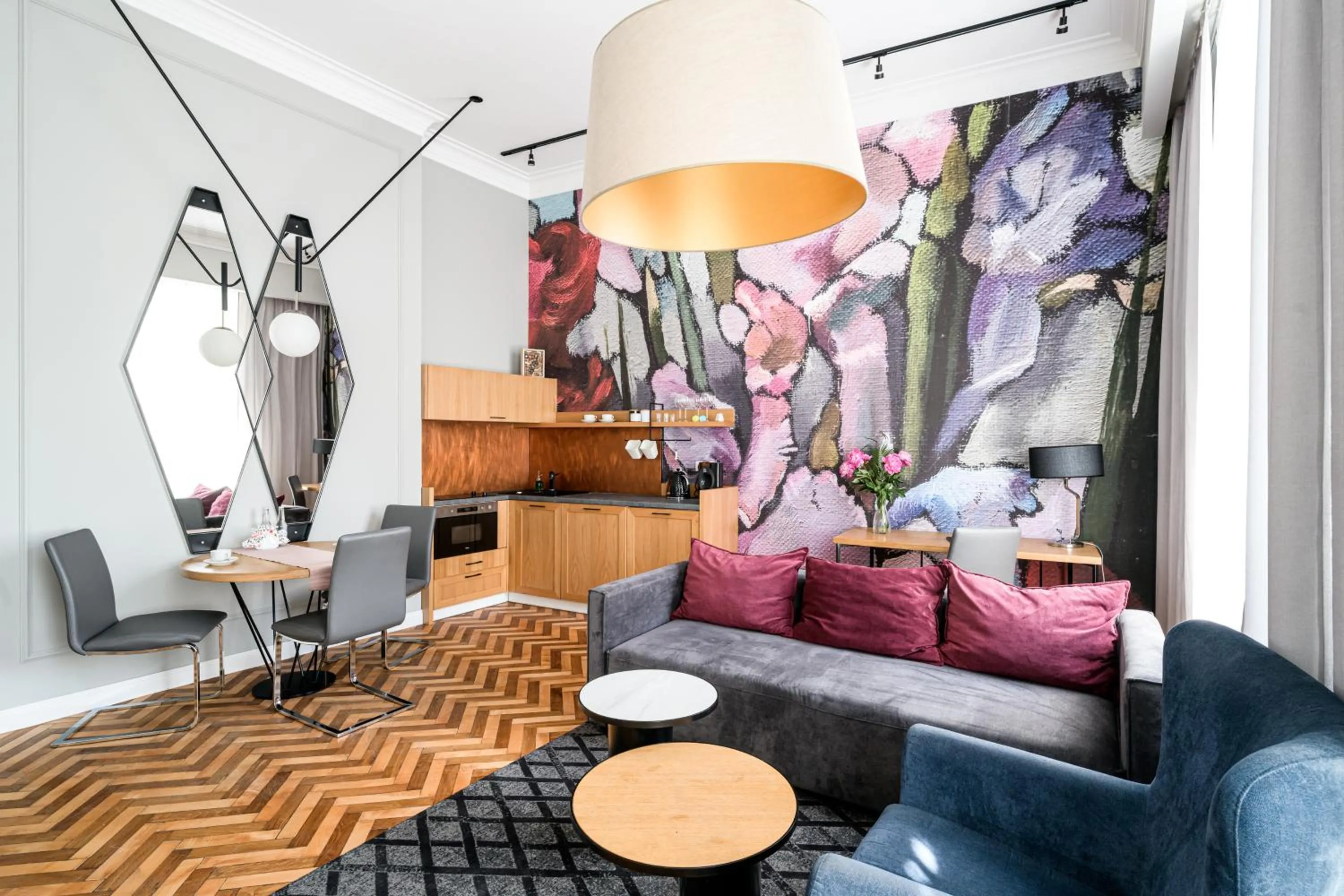 Living room in Arts Apartments - Kraków Old Town