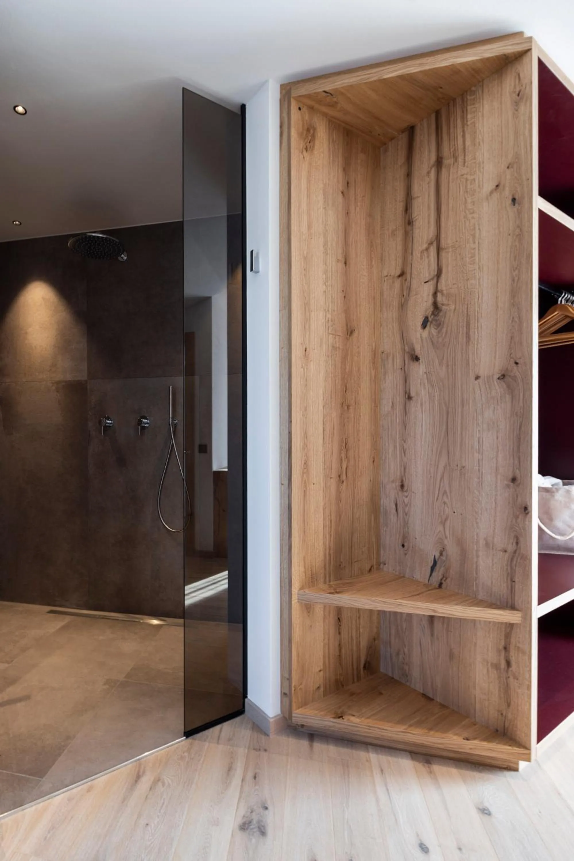 Shower in Hotel Baumwirt