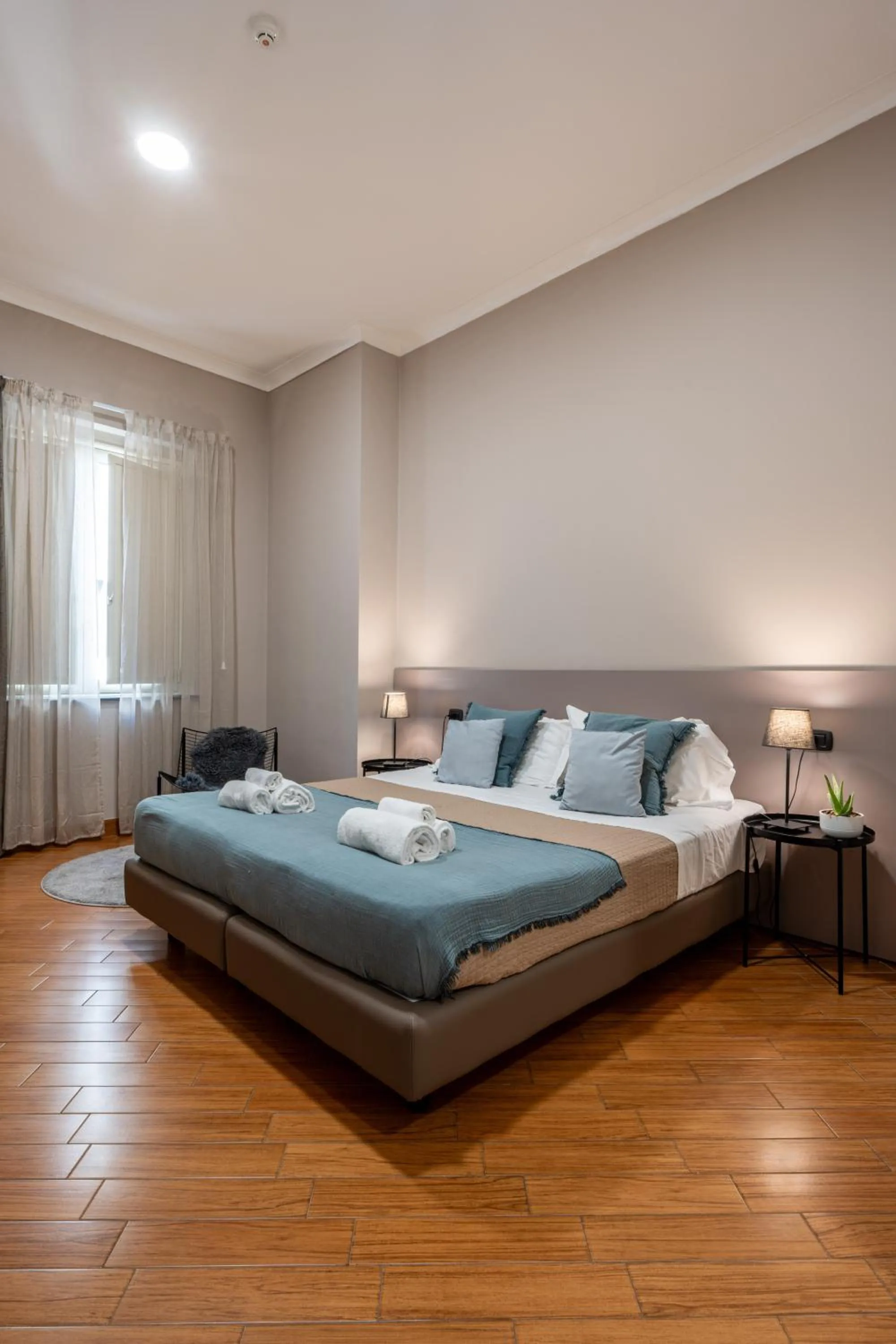 Bed in Hotel Diamond