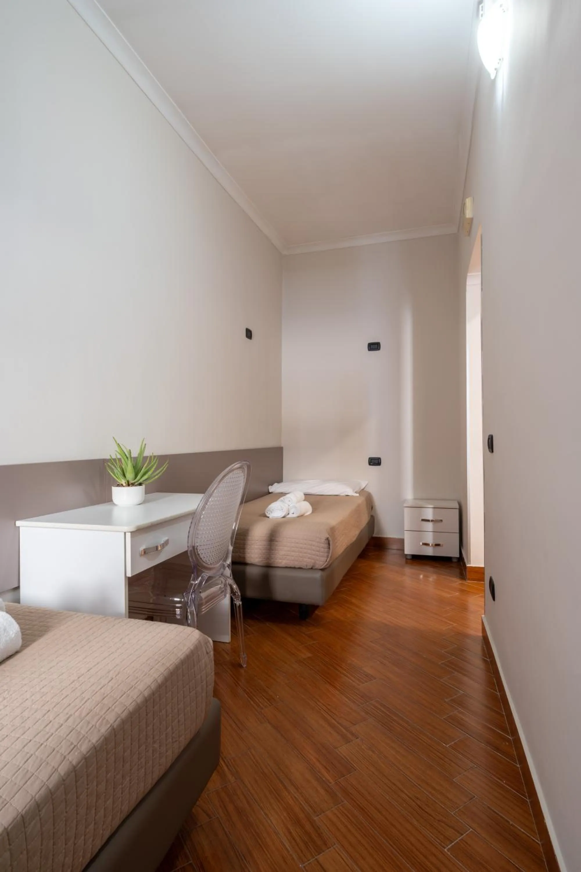 Bed in Hotel Diamond