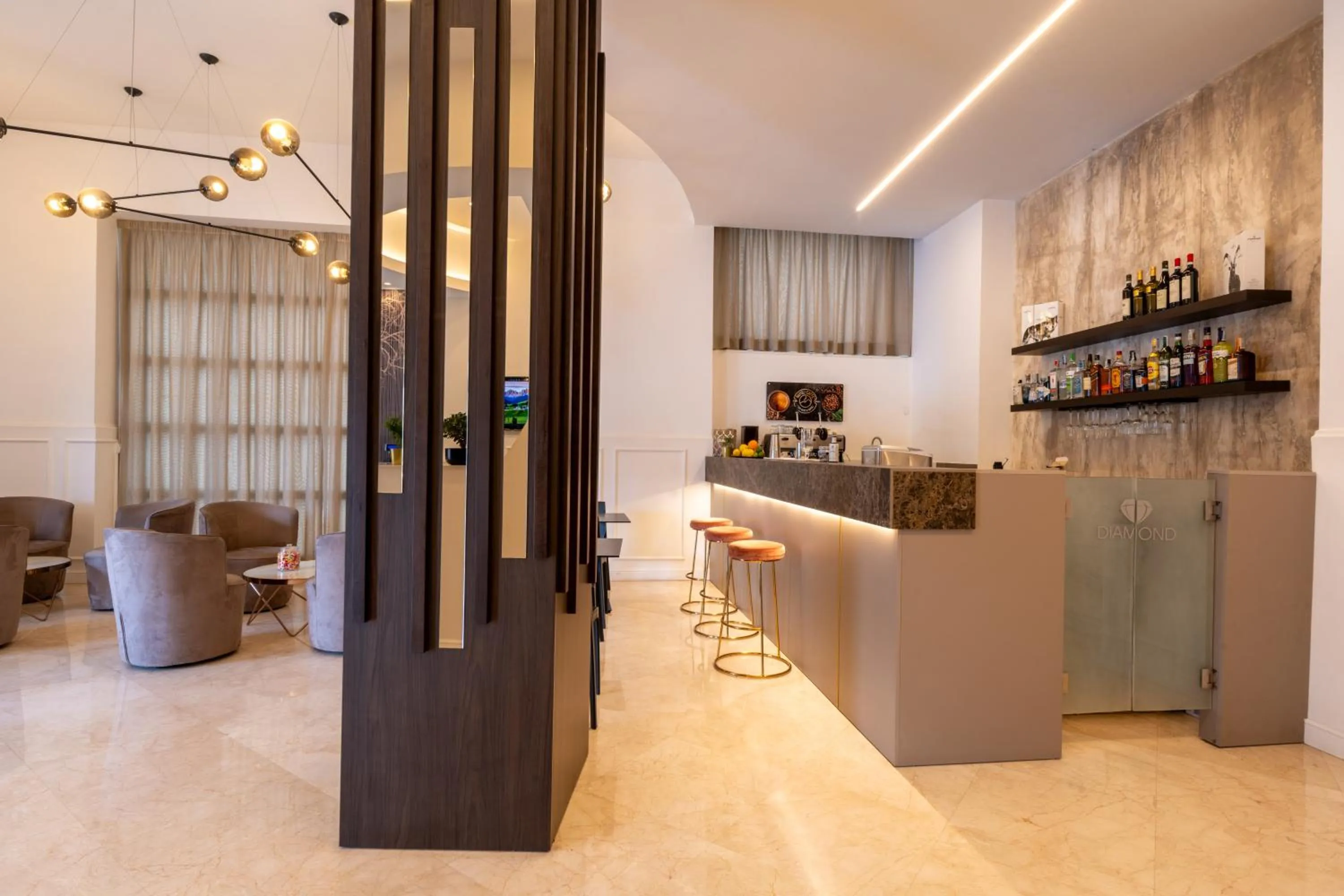 Lobby or reception in Hotel Diamond