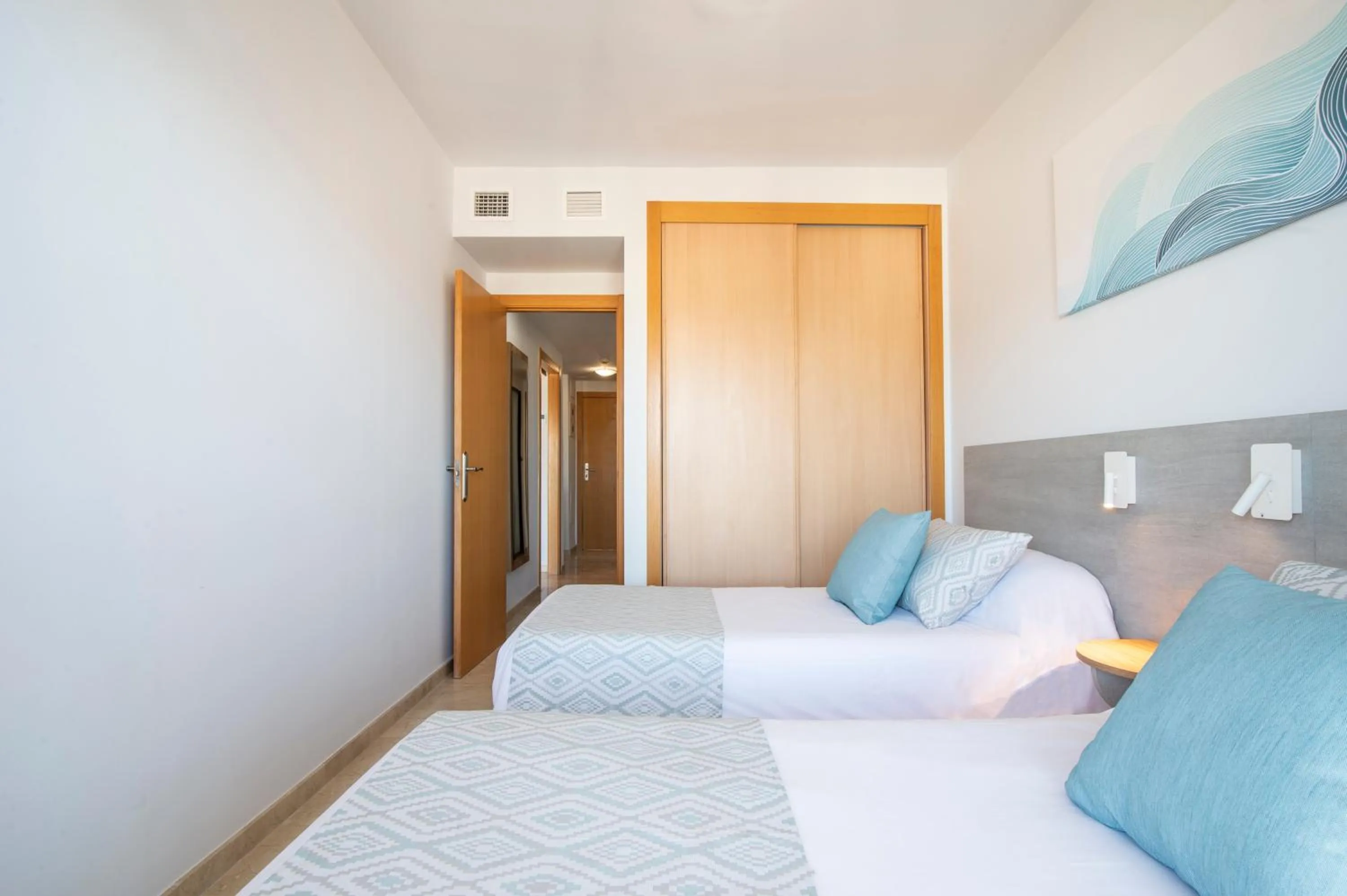 Bed in Pierre & Vacances Apartamentos Benidorm Horizon