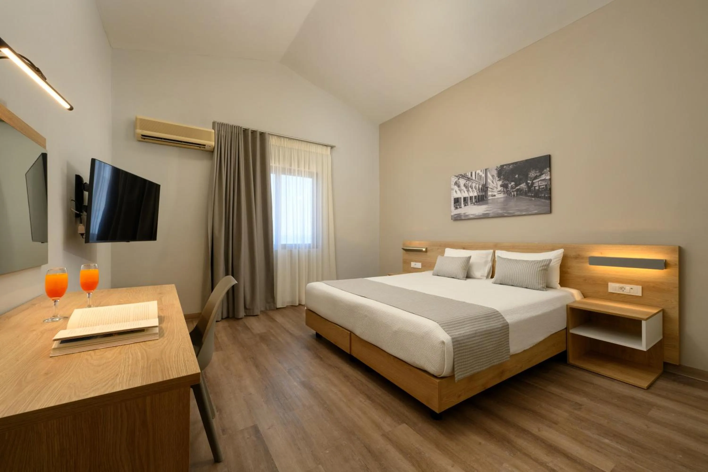 Bed in Sunshine Corfu Hotel And Spa