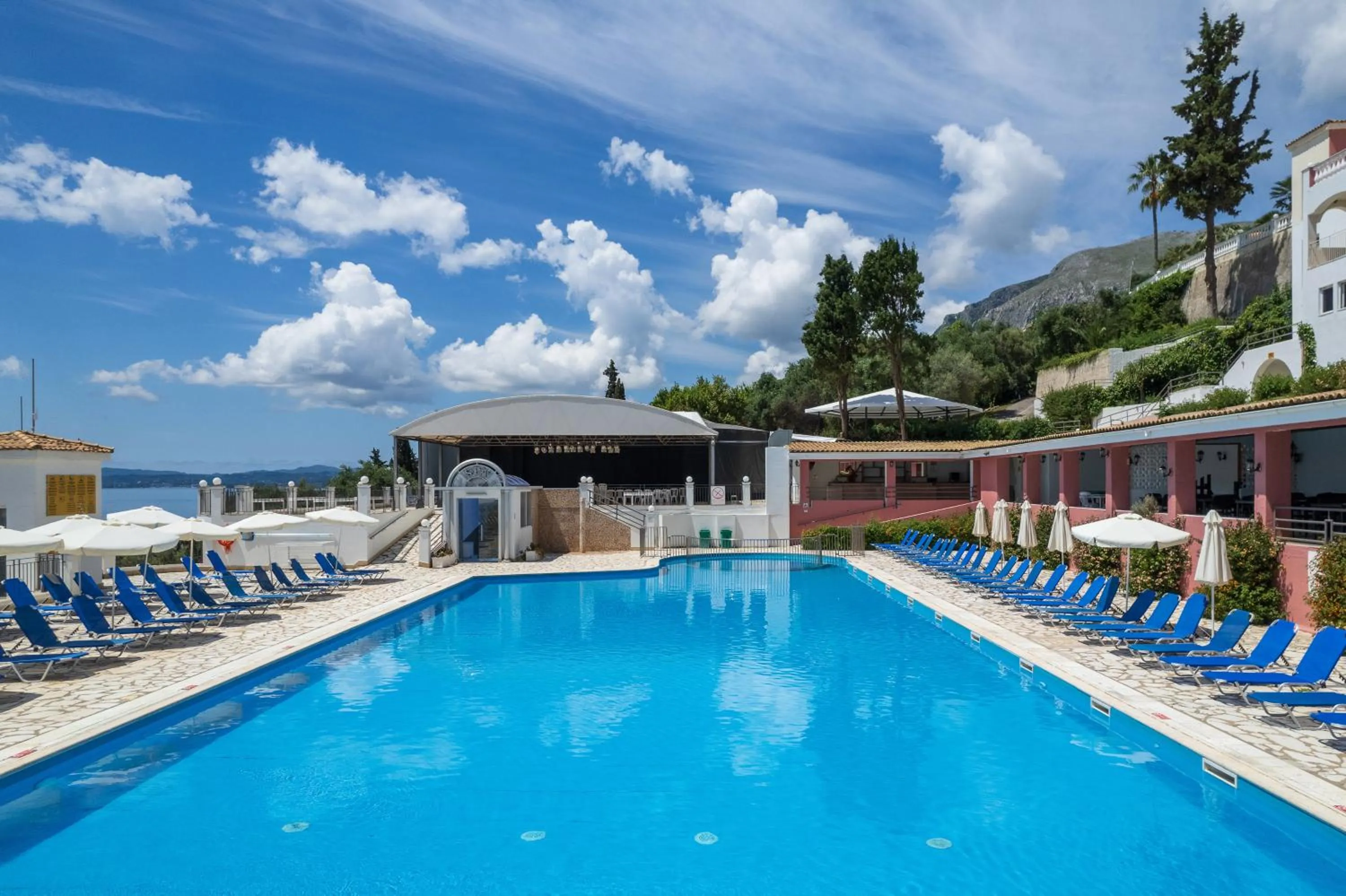 Pool view in Sunshine Corfu Hotel And Spa