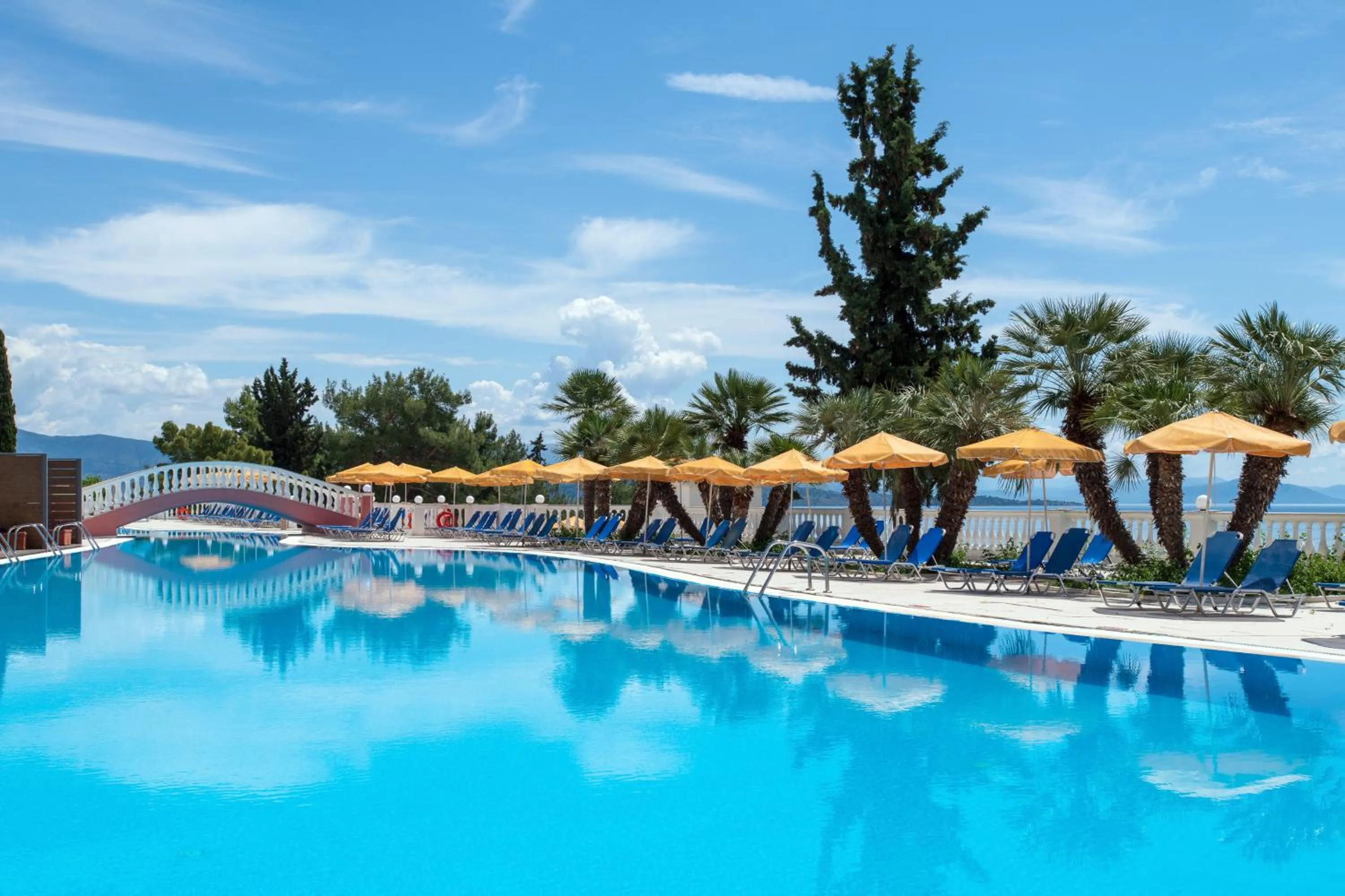 Pool view in Sunshine Corfu Hotel And Spa