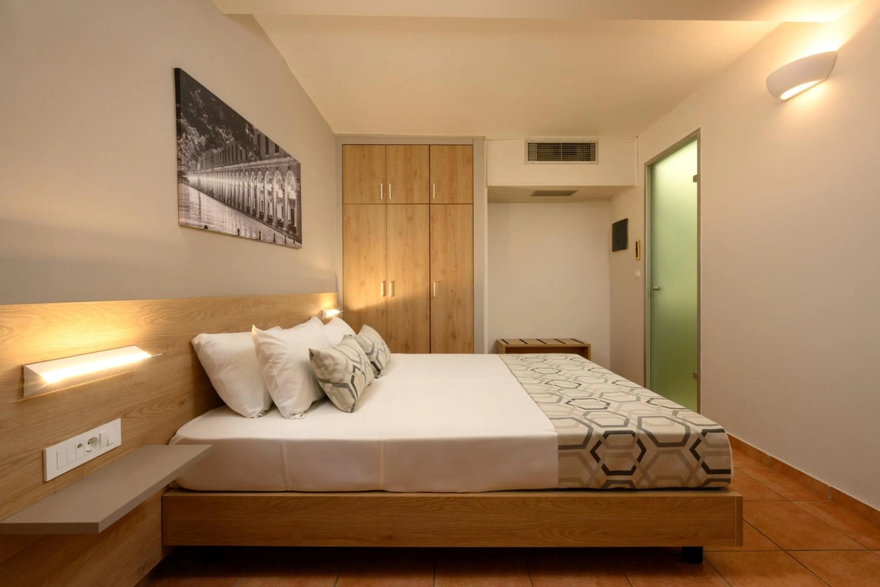 Bedroom, Bed in Sunshine Corfu Hotel And Spa