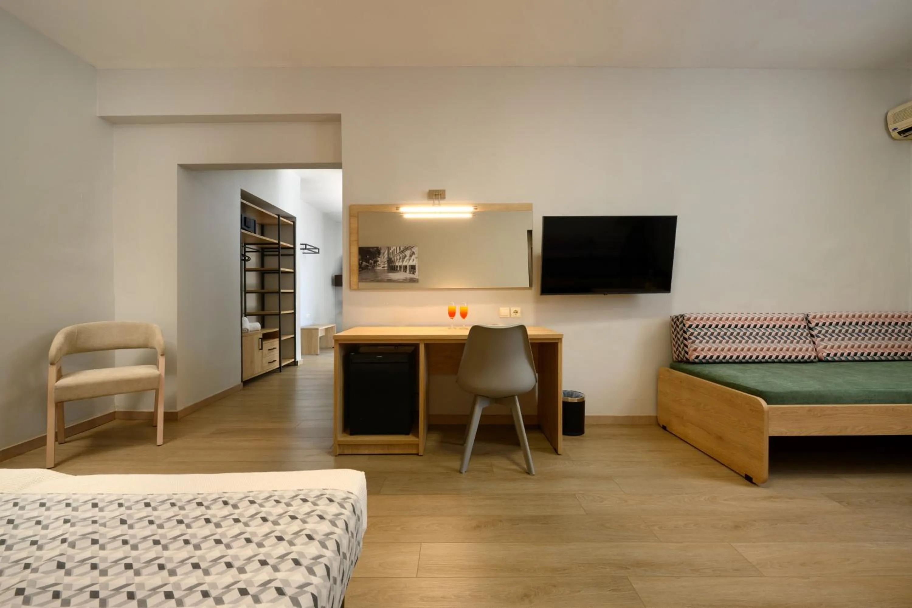 Bedroom, Bed in Sunshine Corfu Hotel And Spa