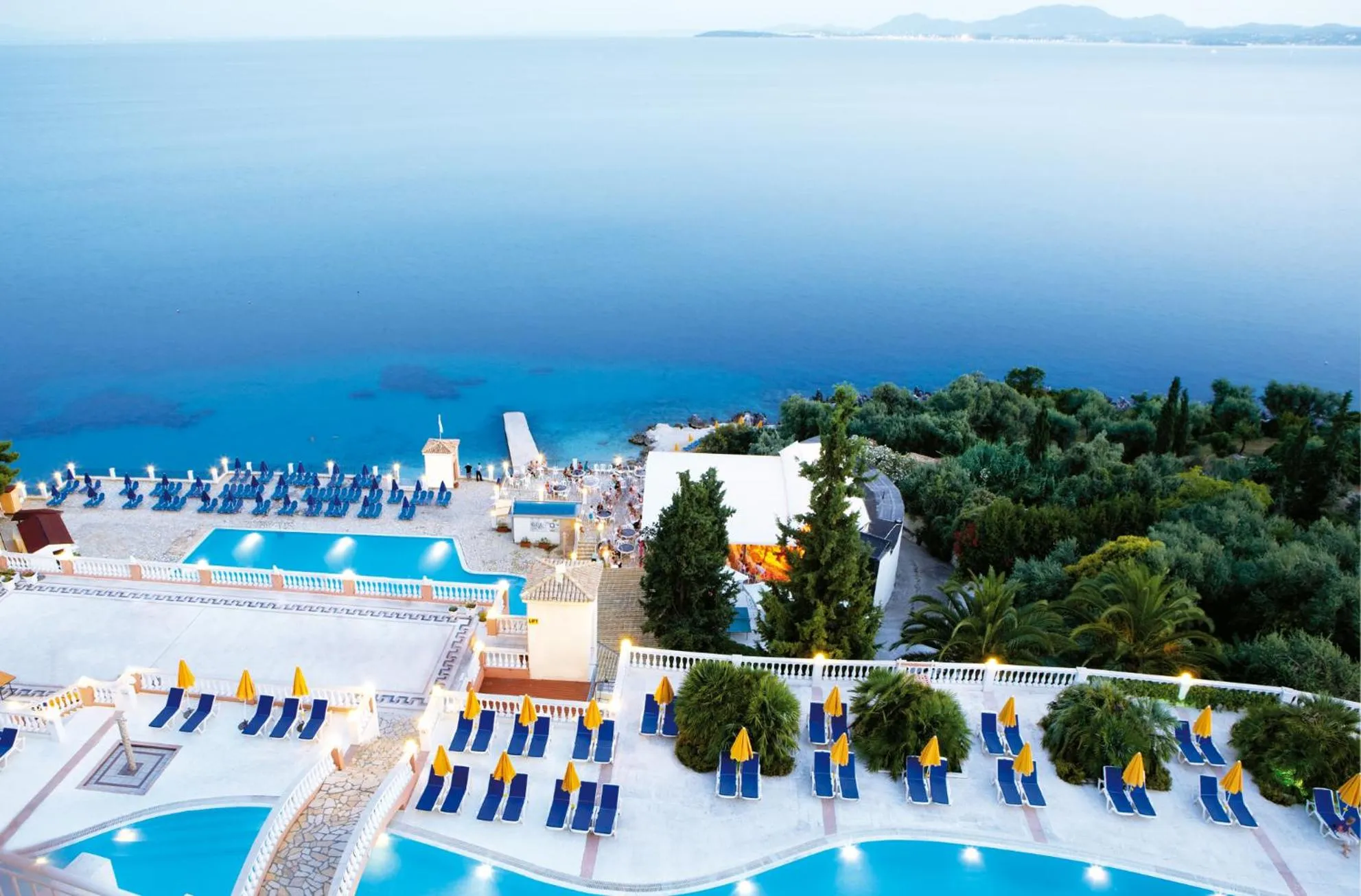 Bird's eye view in Sunshine Corfu Hotel And Spa