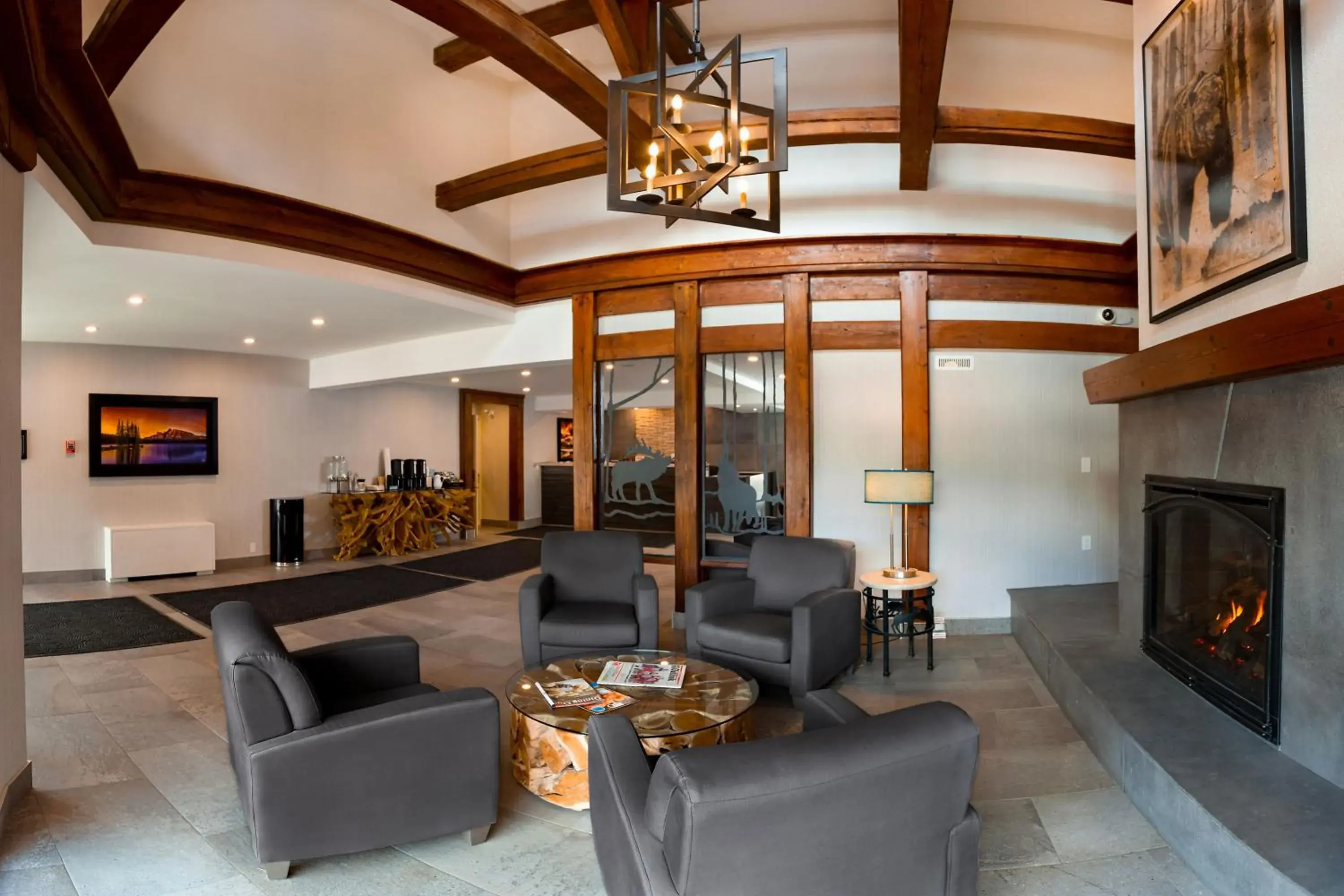 Lobby or reception in High Country Inn Lobby or reception in High Country Inn