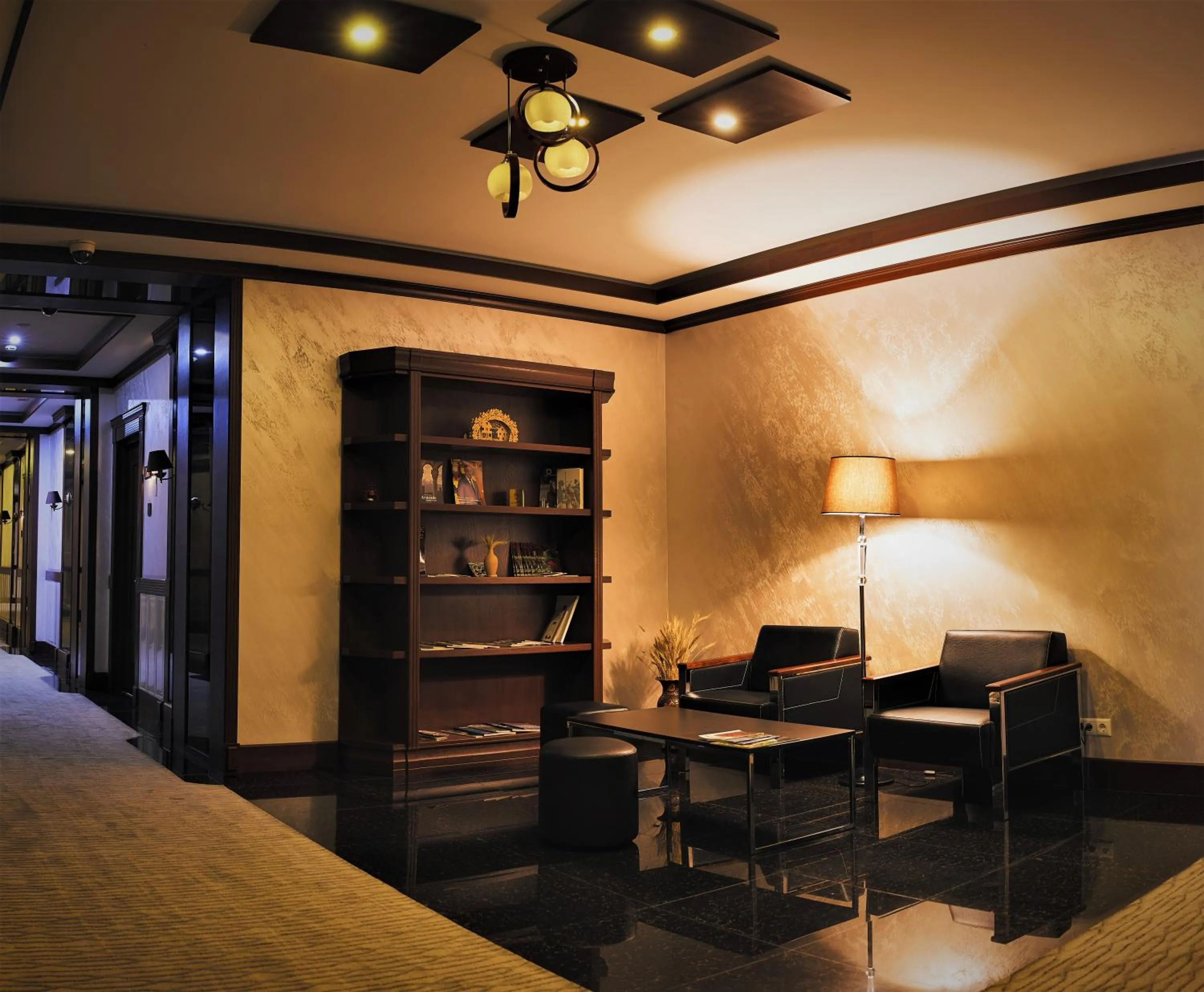 Library in Central Hotel Yerevan