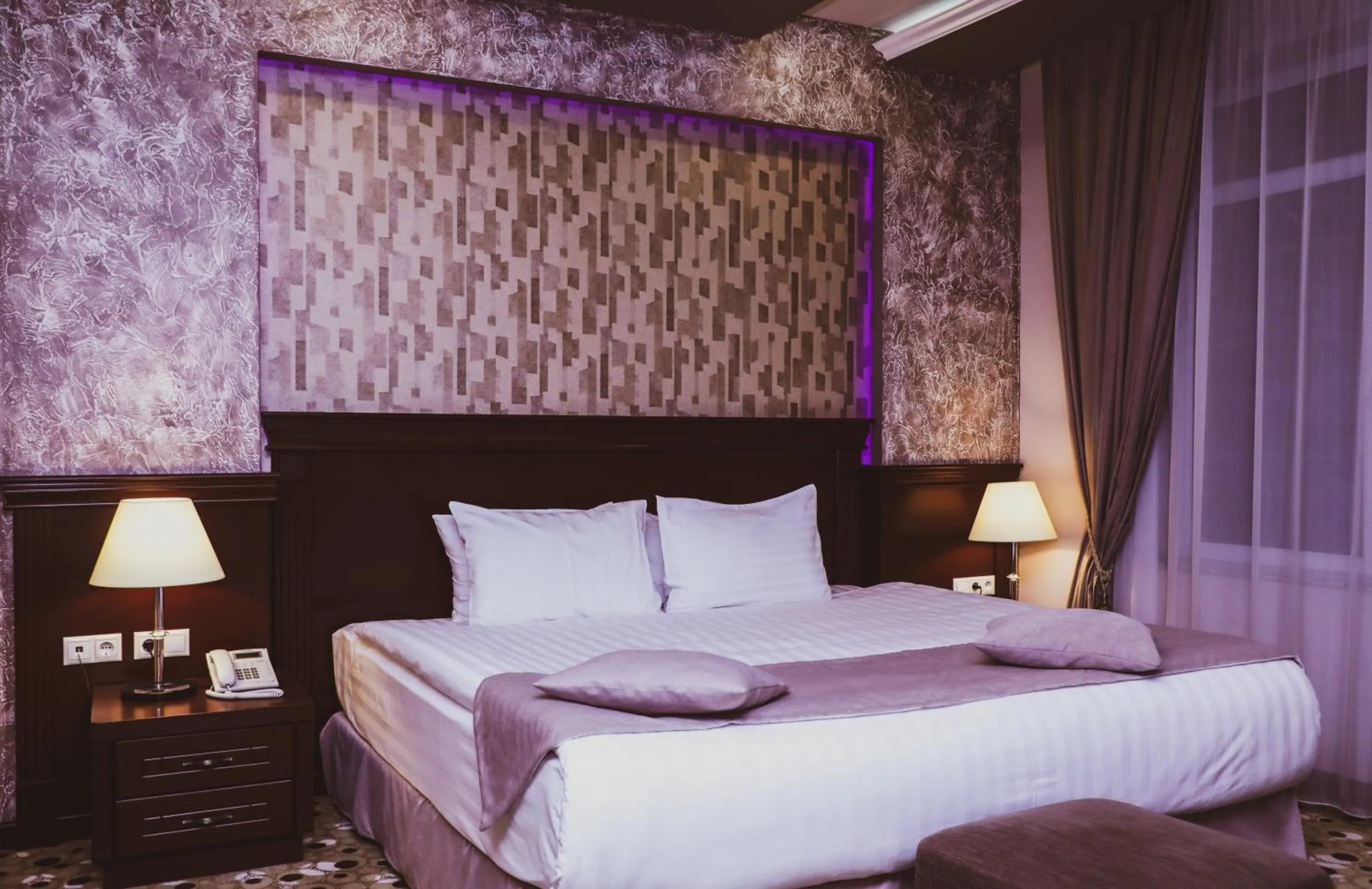 Bed in Central Hotel Yerevan