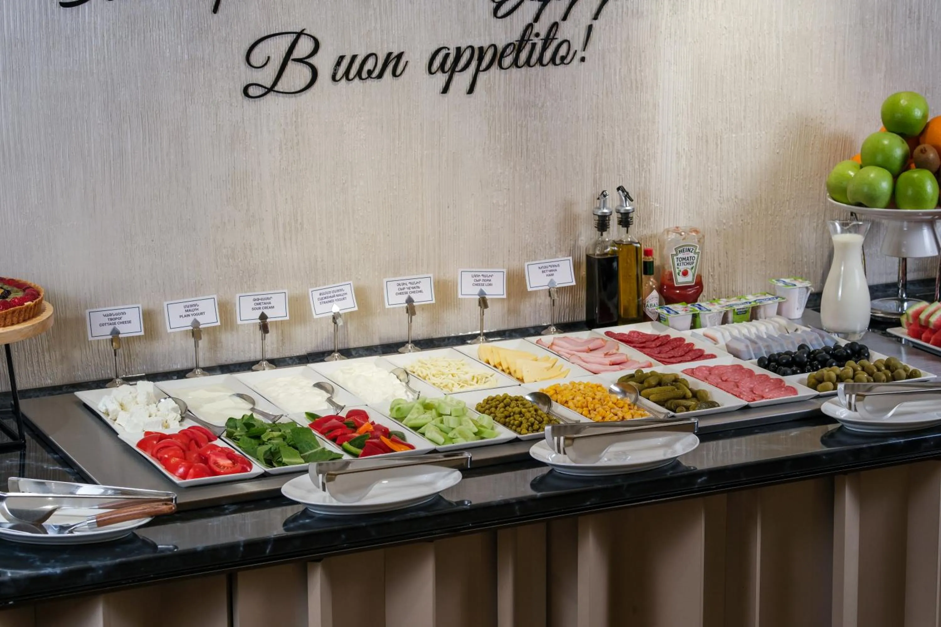 Breakfast in Central Hotel Yerevan