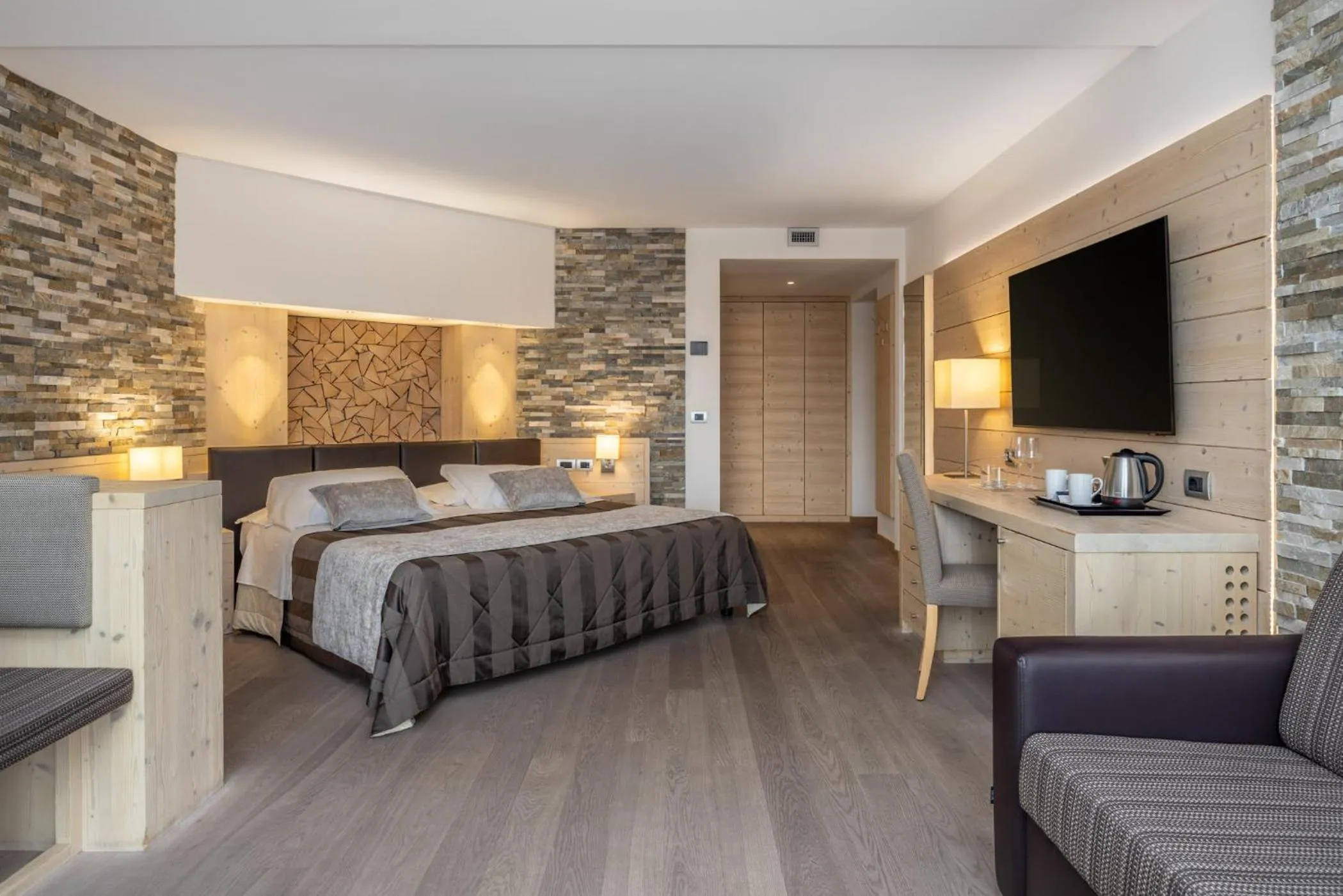 Bed in Alpenresort Belvedere