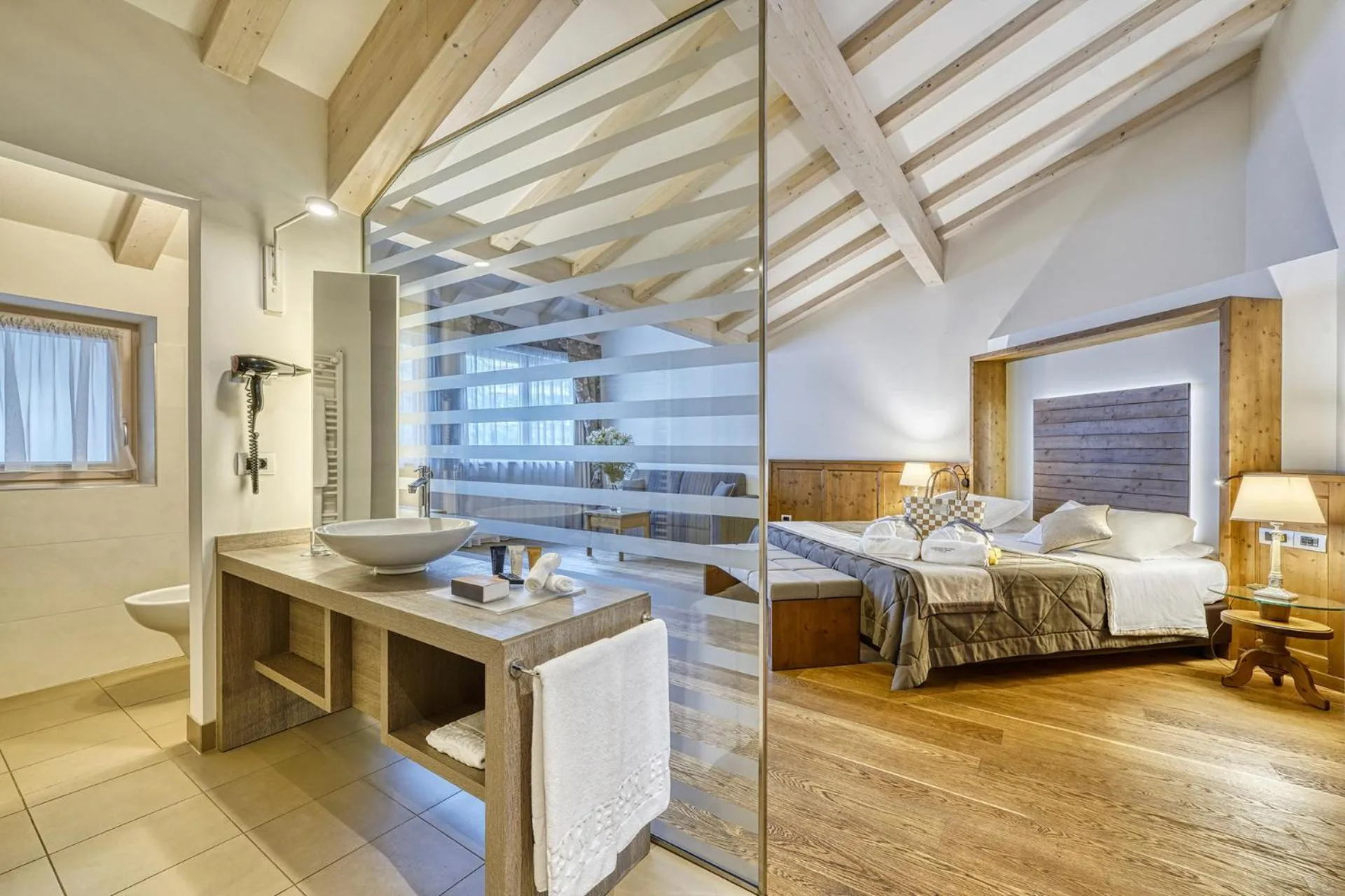 Bed in Alpenresort Belvedere