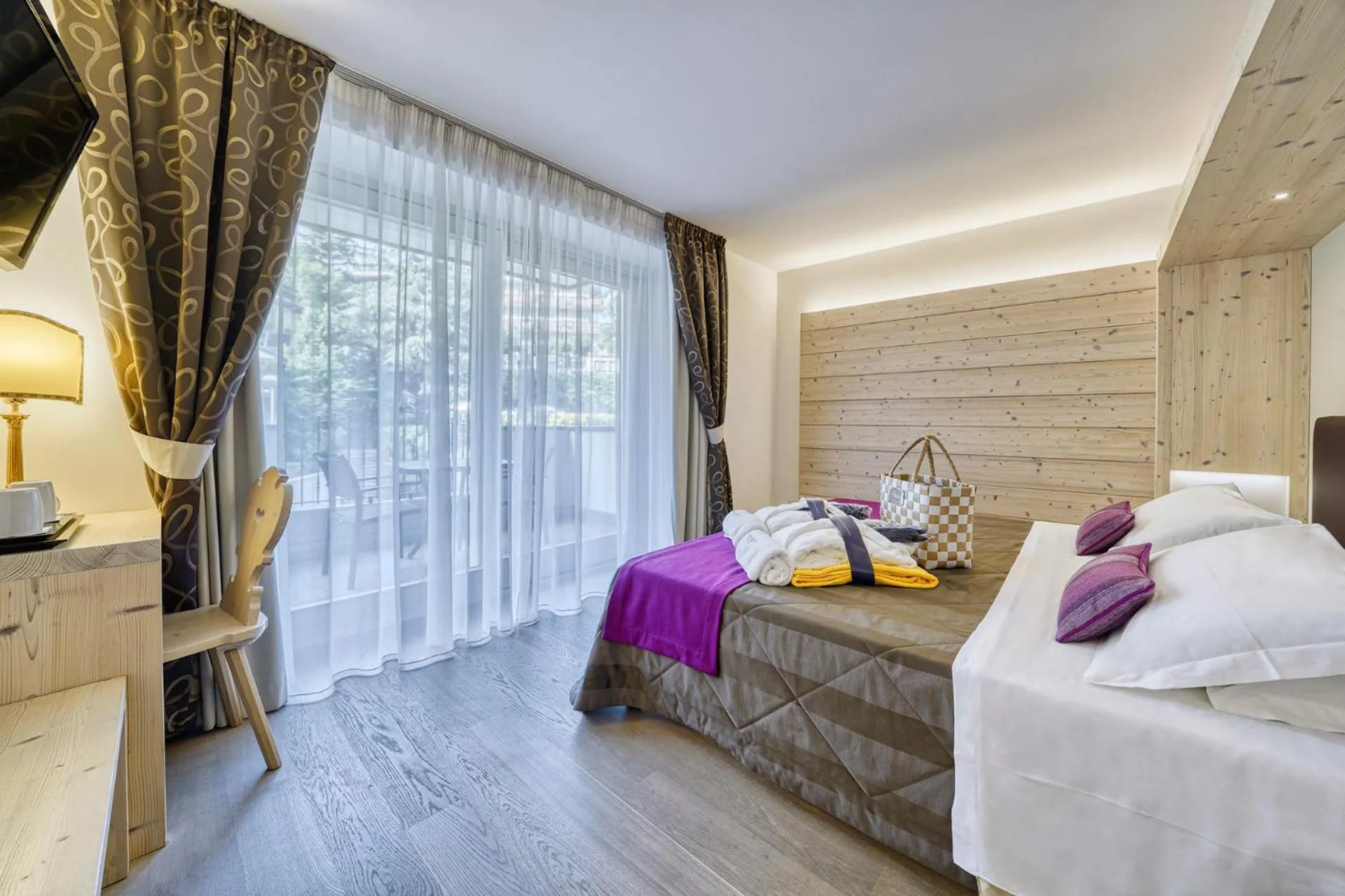 Bed in Alpenresort Belvedere