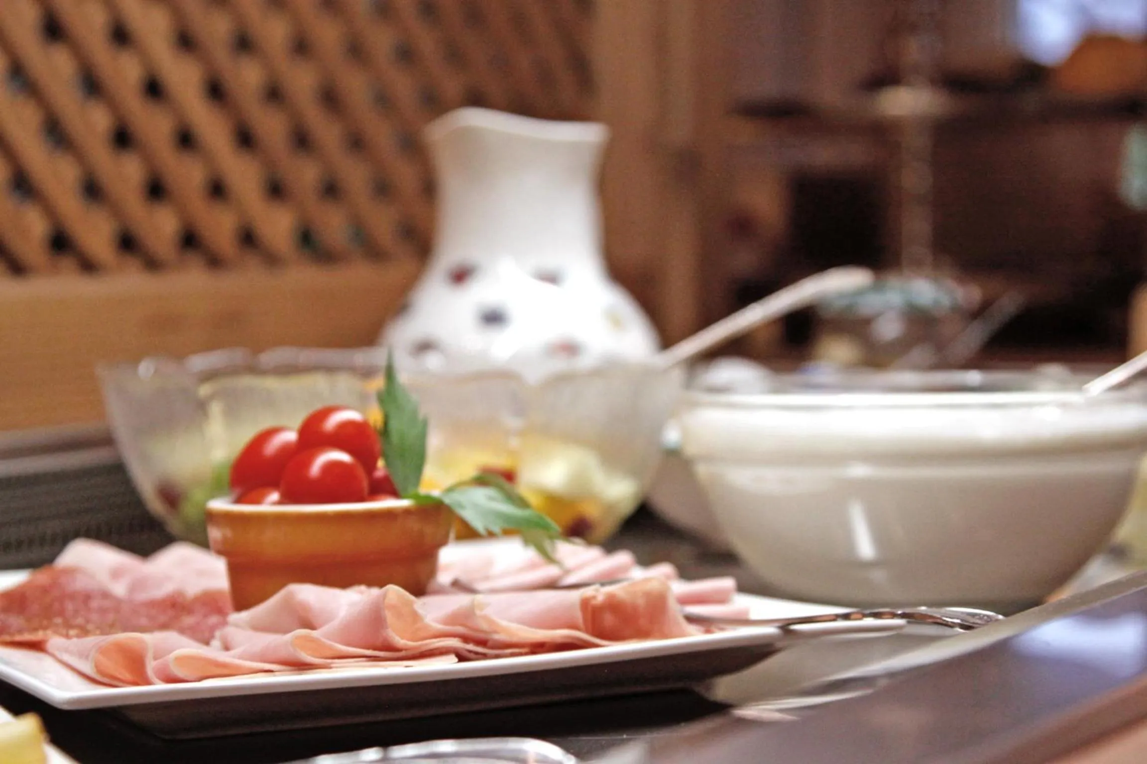 Food close-up in Hotel Laserz