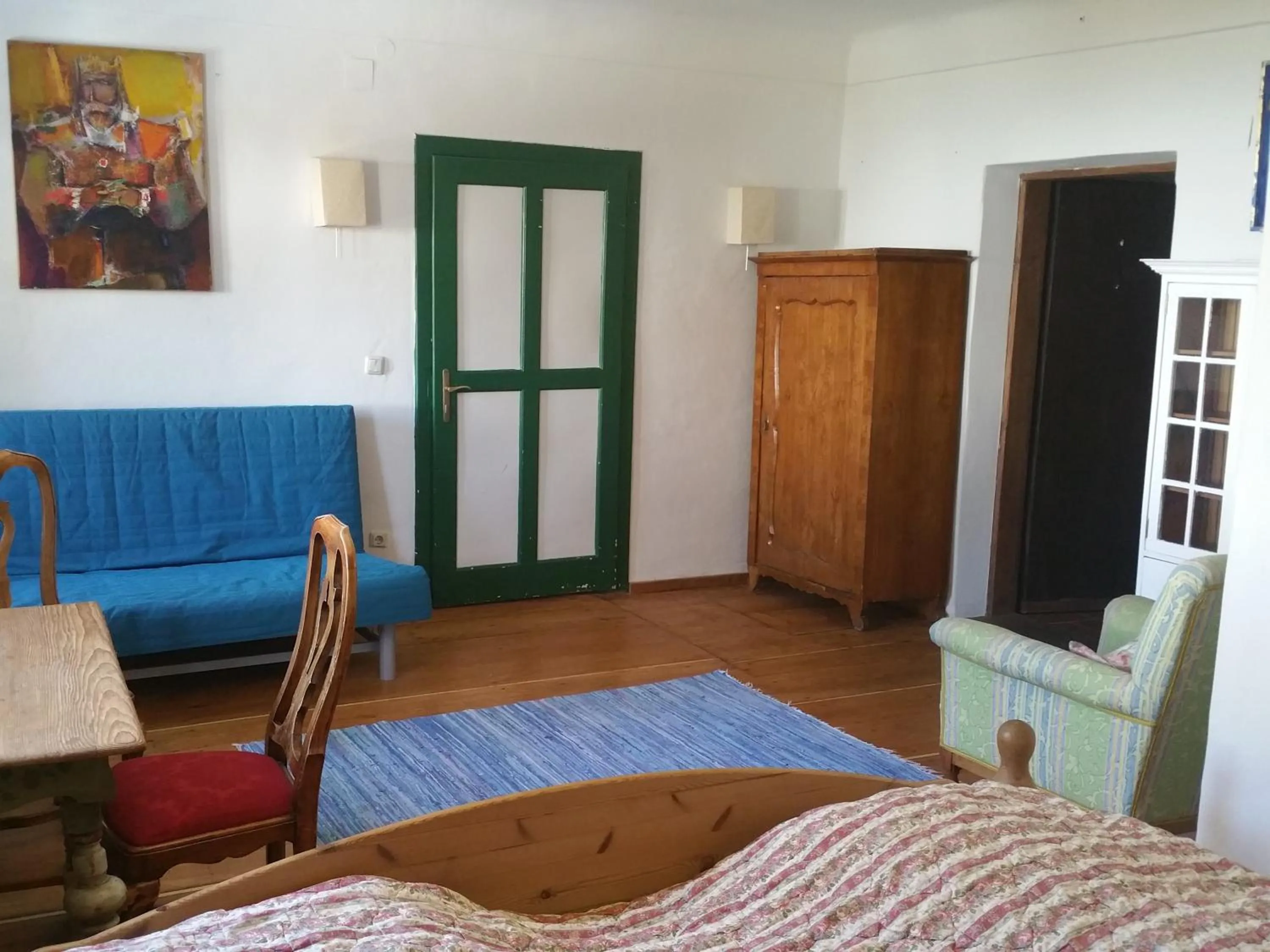 Living room, Bed in Haus Wartenberg