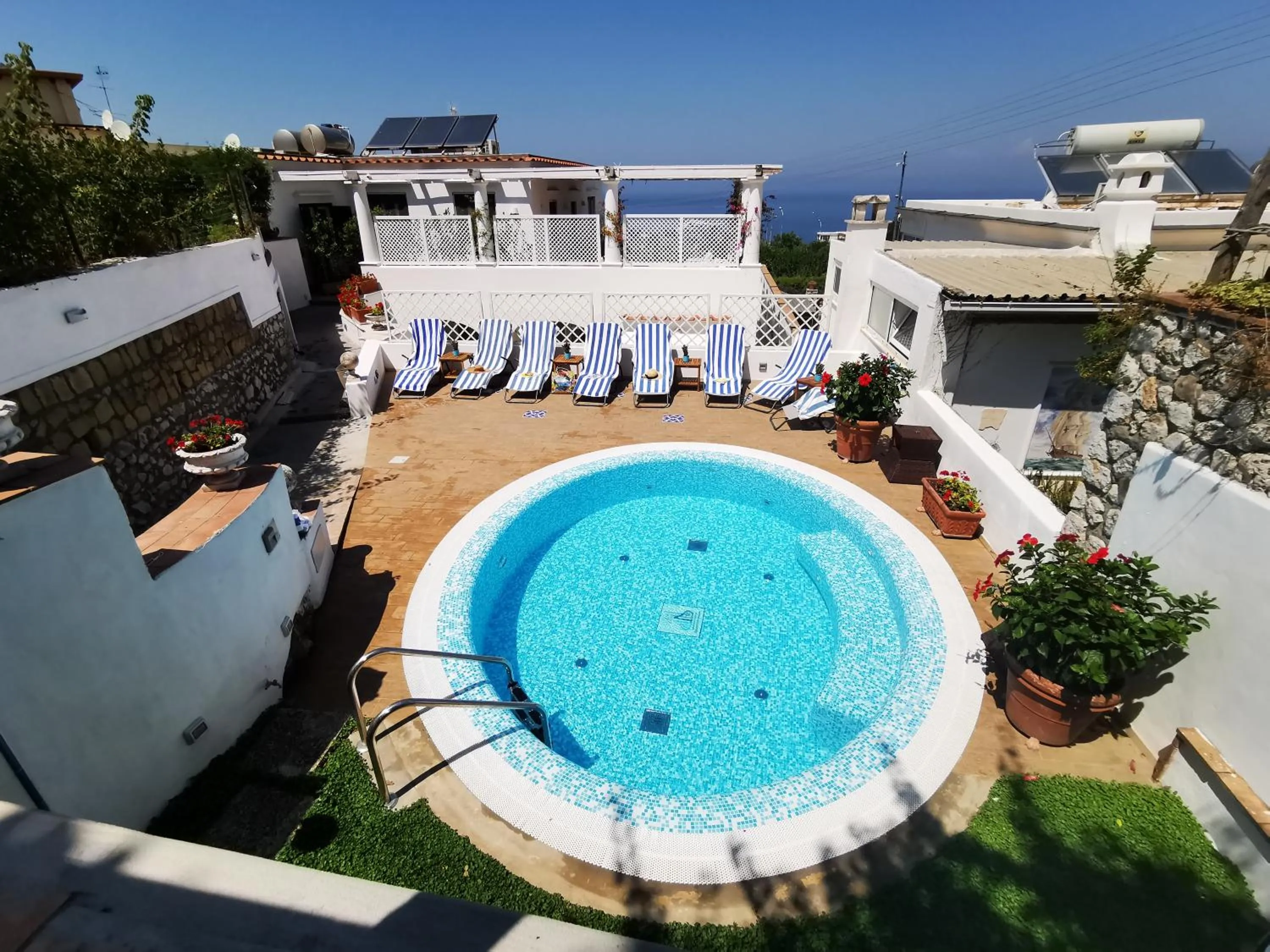 Pool view in Villa Patrizi