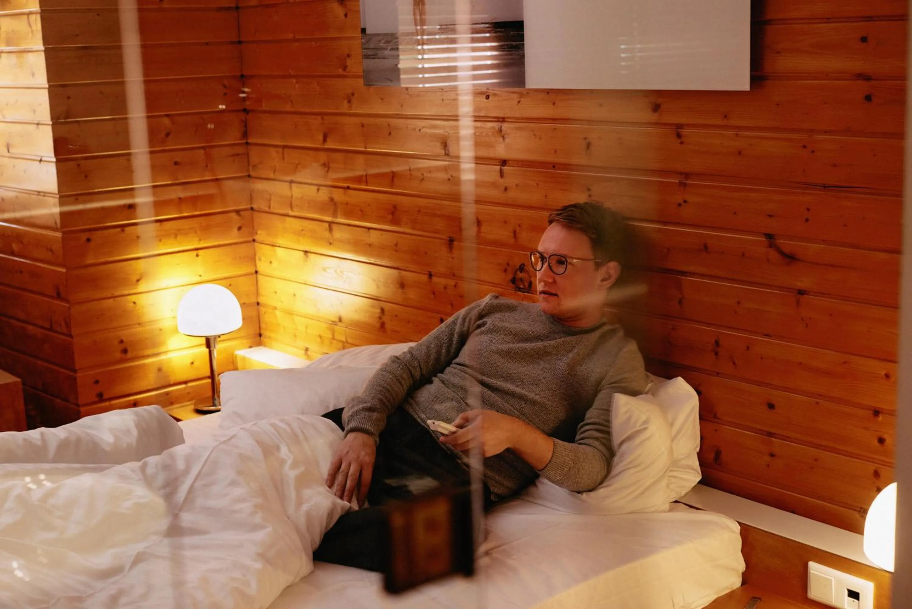 People, Bed in 18Arts Hotel - Living in a Gallery!