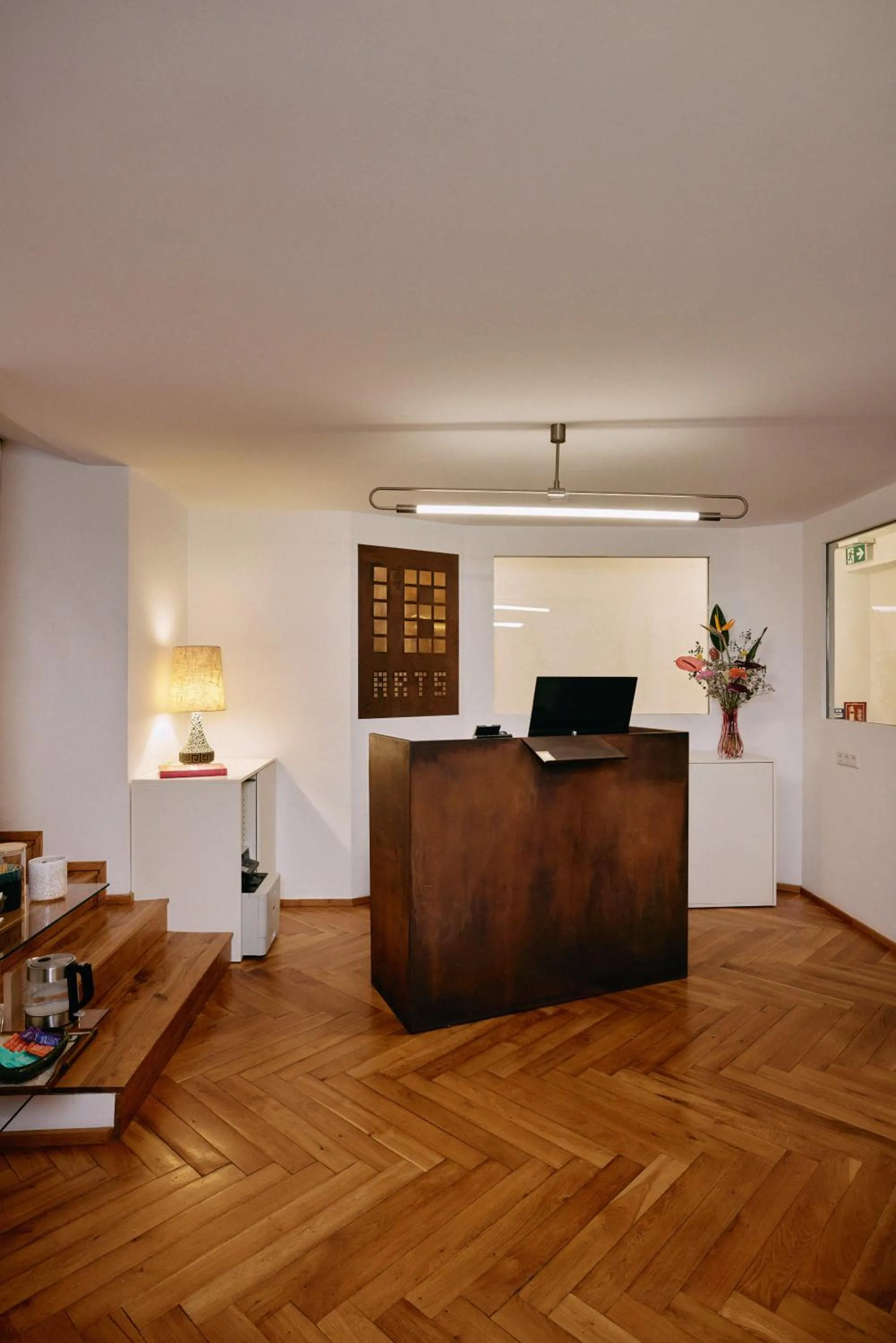 Lobby or reception in 18Arts Hotel - Living in a Gallery!