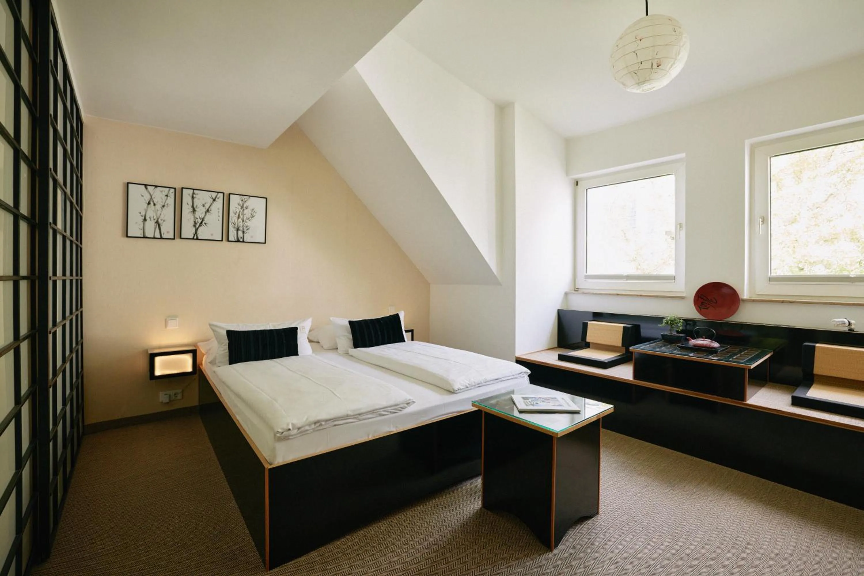 Photo of the whole room, Bed in 18Arts Hotel - Living in a Gallery!