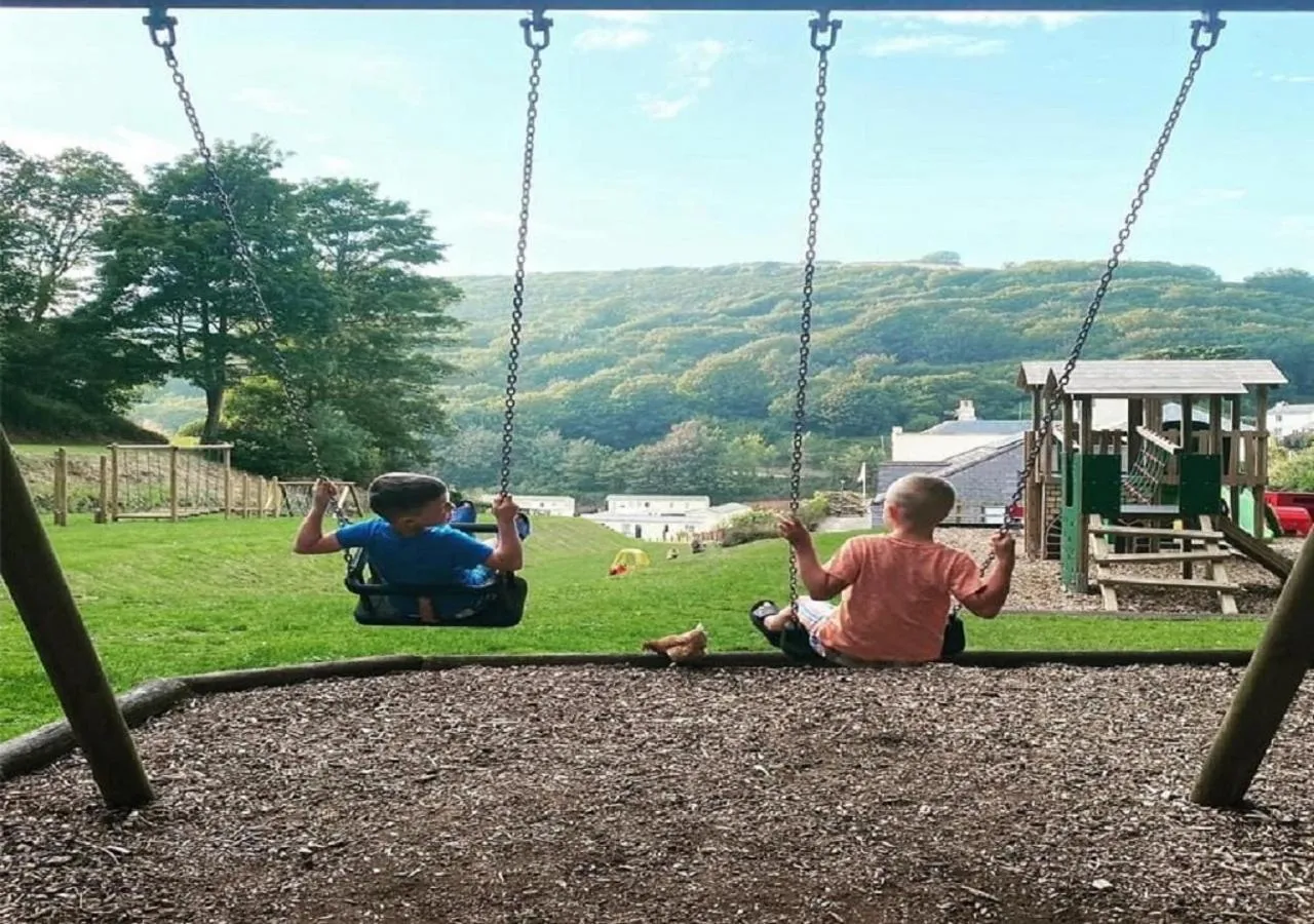 Children play ground in Bovisand Lodge Holiday Park, Beachside Location & Indoor Heated Pool